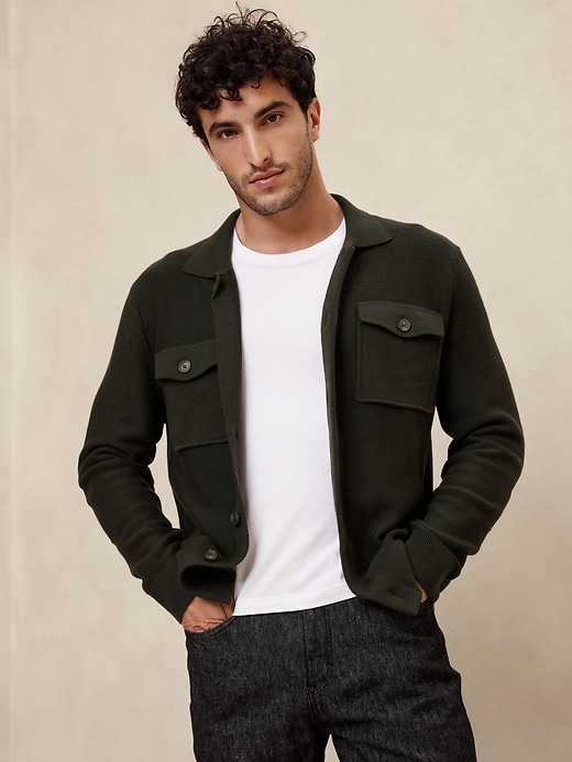 Vegan Suede Patch Jacket | Banana Republic Factory