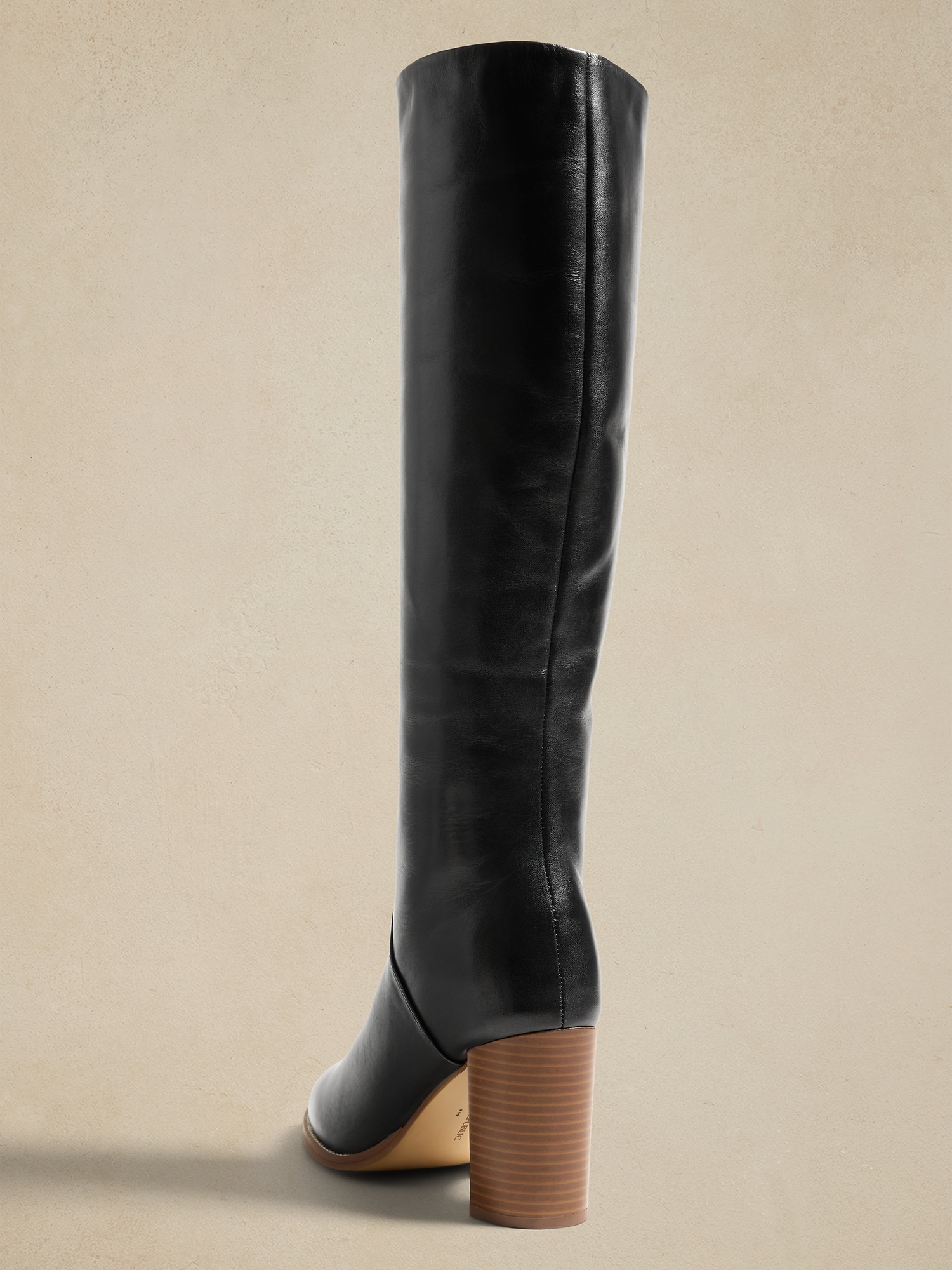 Leather Tall Shaft Boot