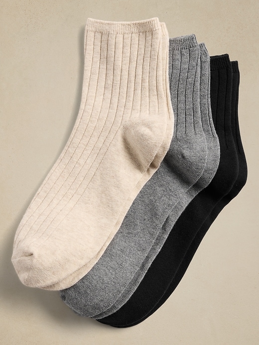 Ruffle Ankle Socks (3 Pack)