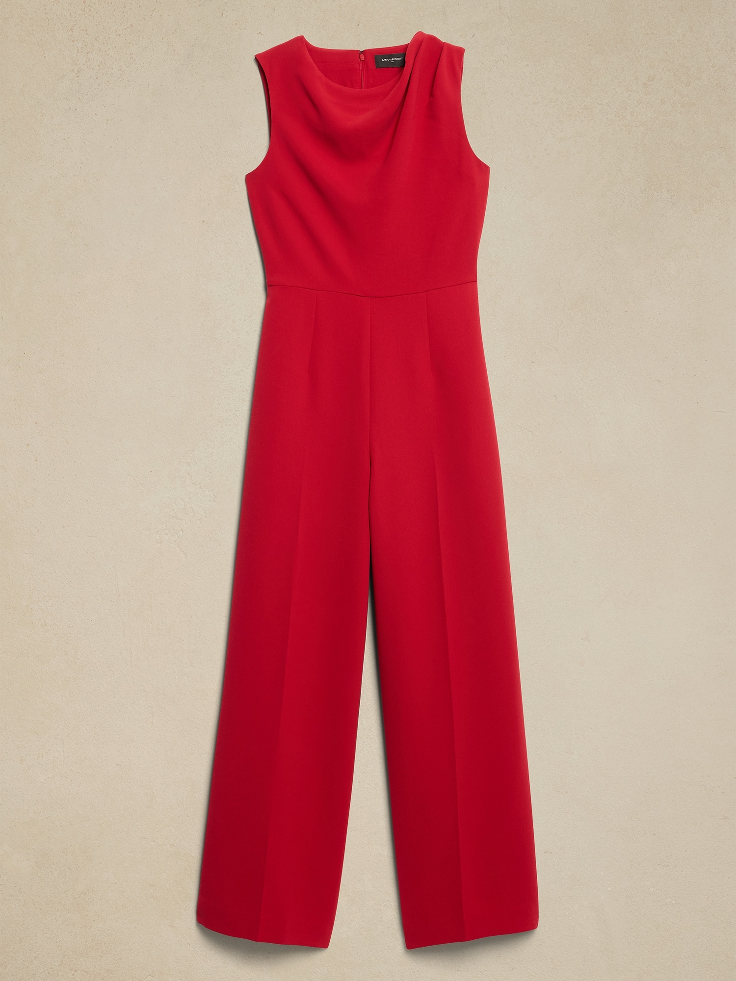 Cowl-Neck Jumpsuit