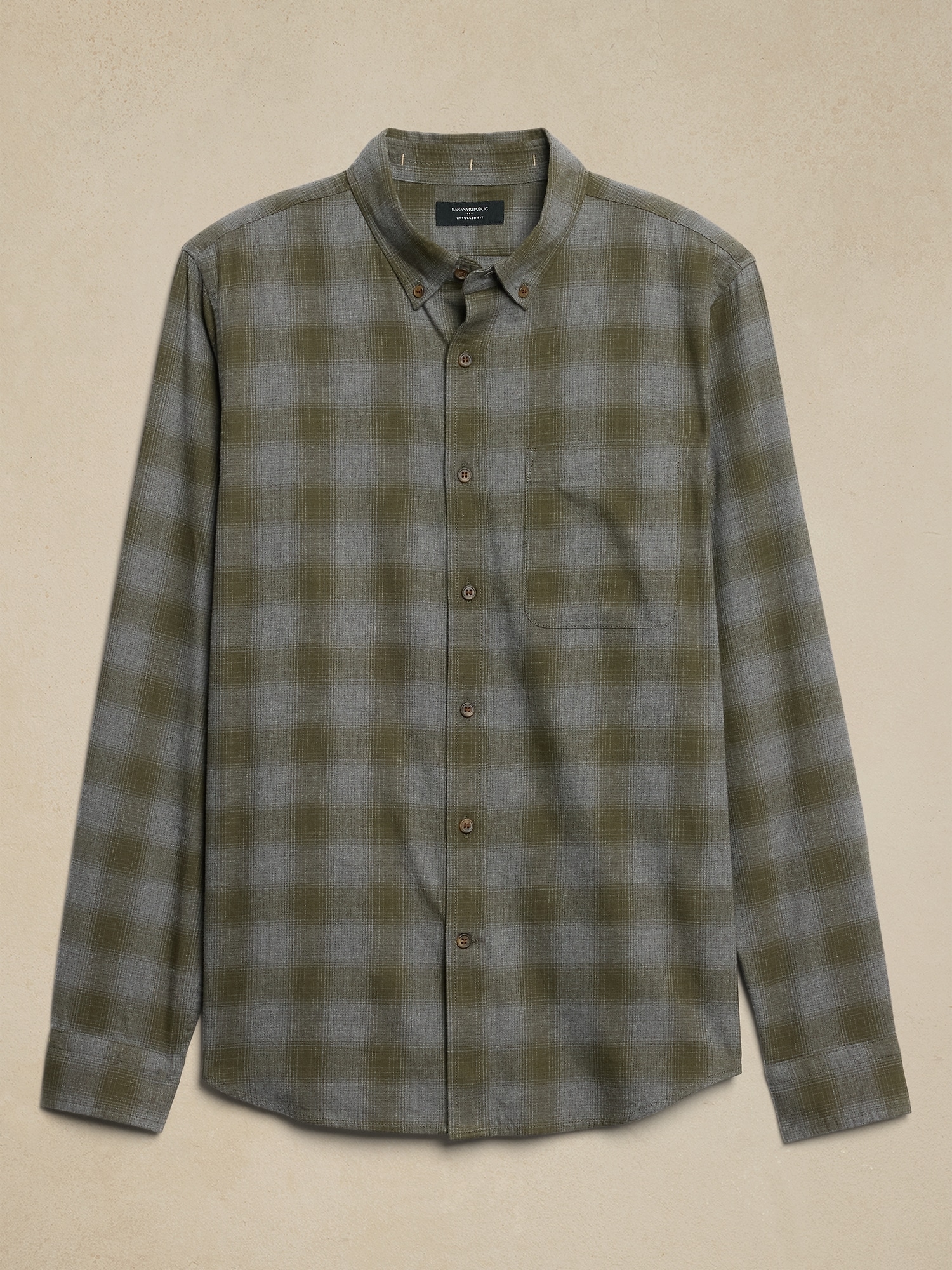 Slim Lightweight Flannel Shirt