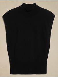 Merino Wool Mock-Neck Sweater