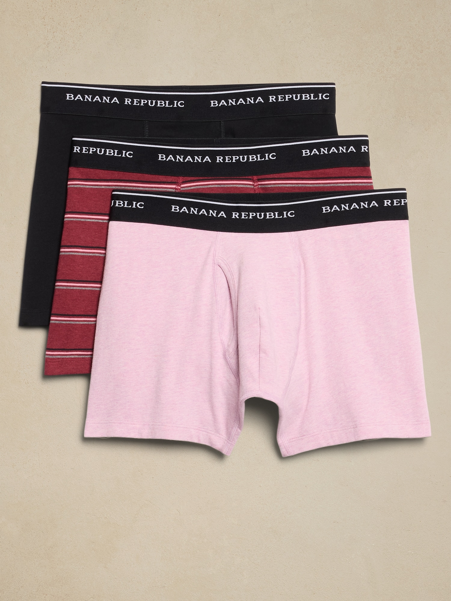 Organic Cotton-Blend Boxer Briefs (3 Pack)