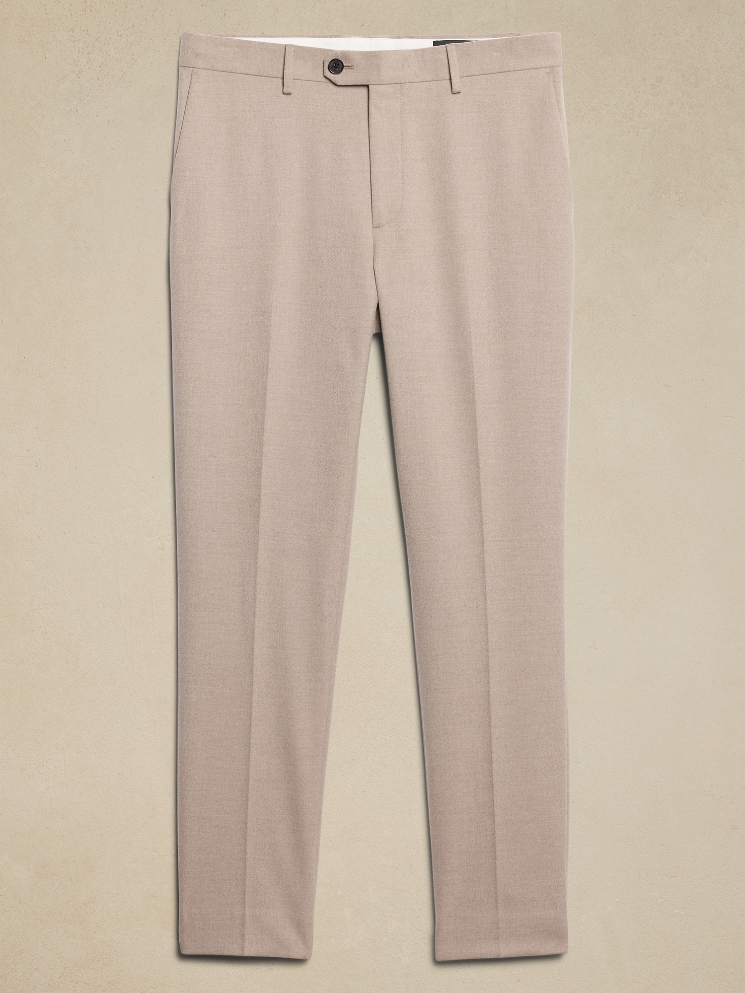 Tailored-Fit Flannel Suit Trouser