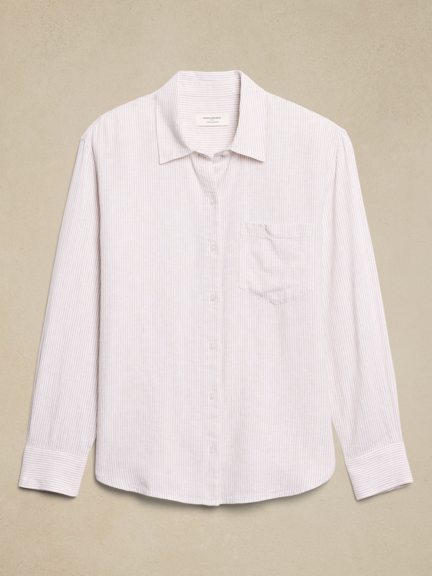 Classic Linen-Blend Shirt