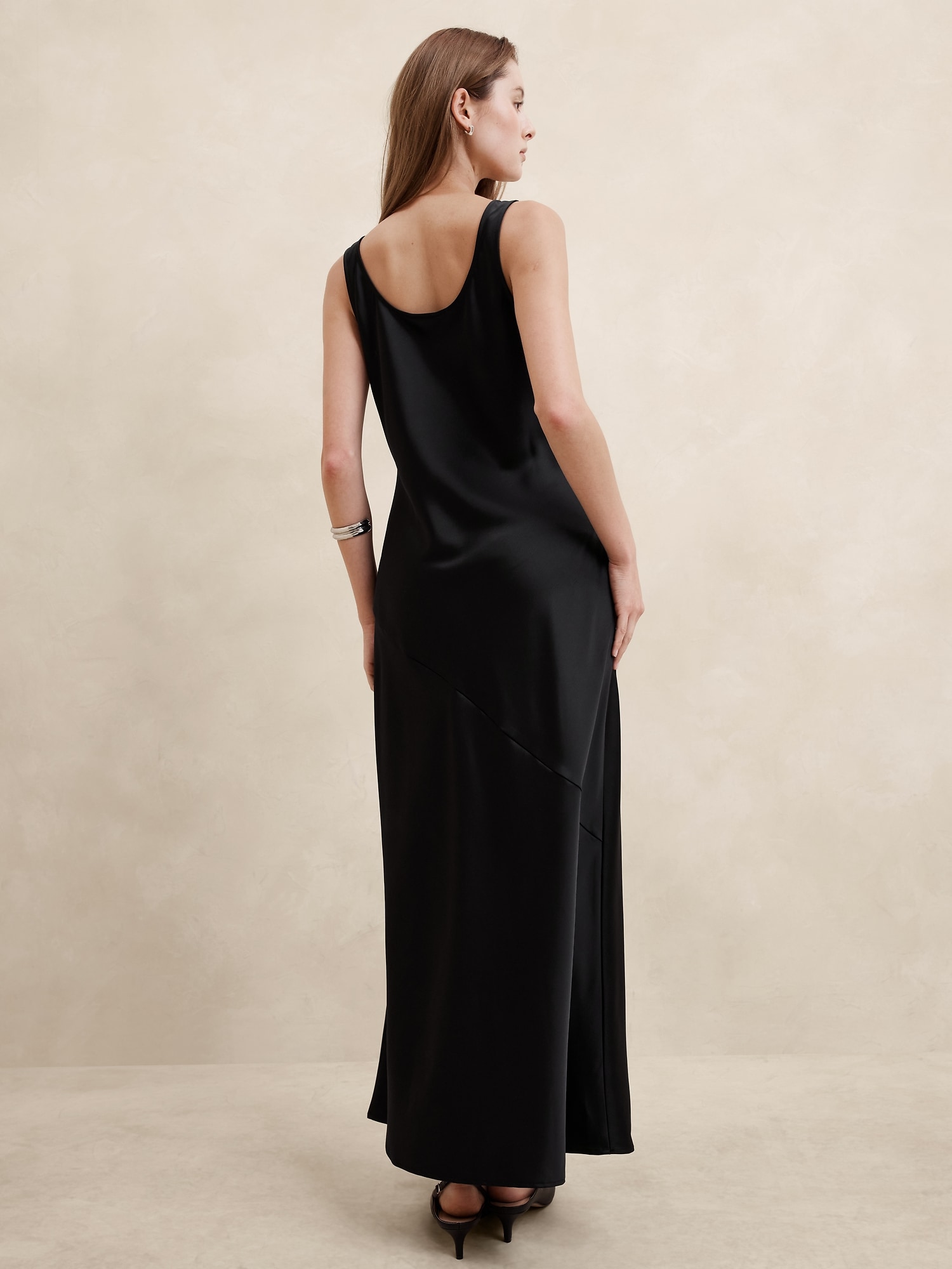 Satin Maxi Dress