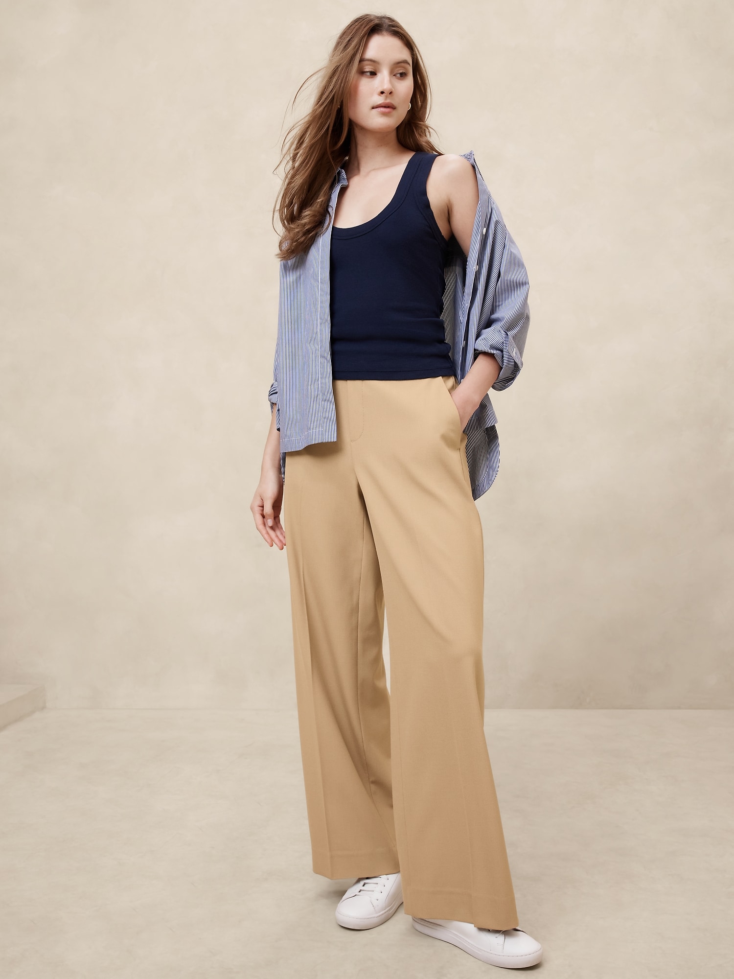 Hayden Wide Leg Pant Banana Republic Factory