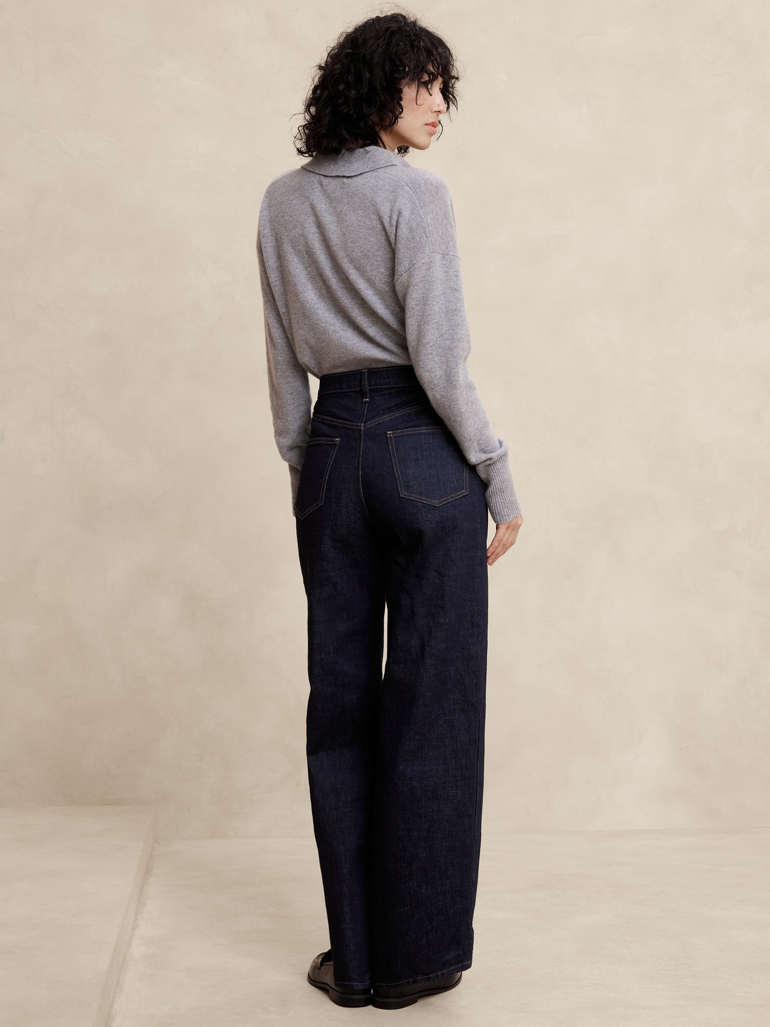 Ultra High-Rise Wide-Leg Jean