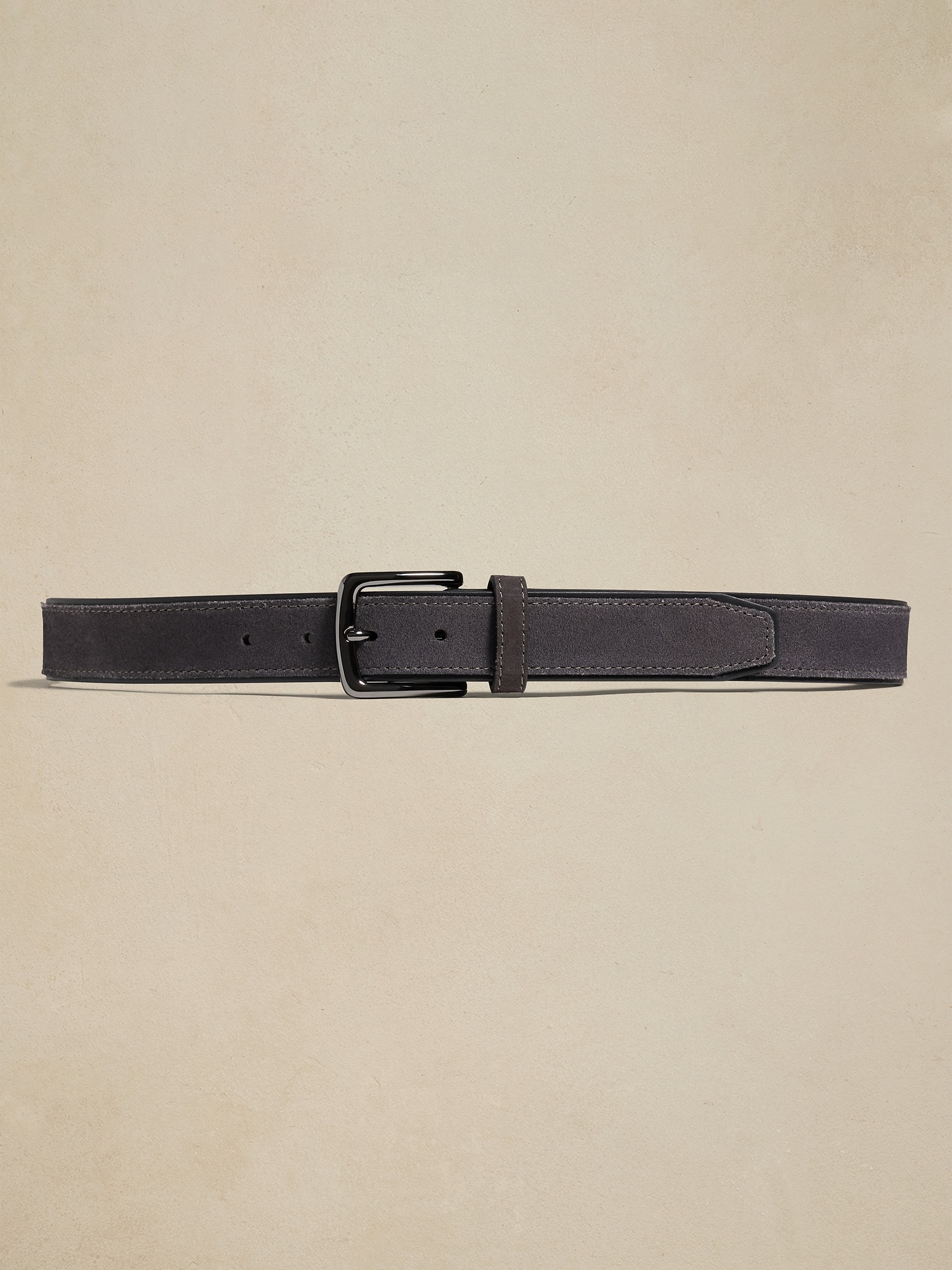 Suede Overlay Belt