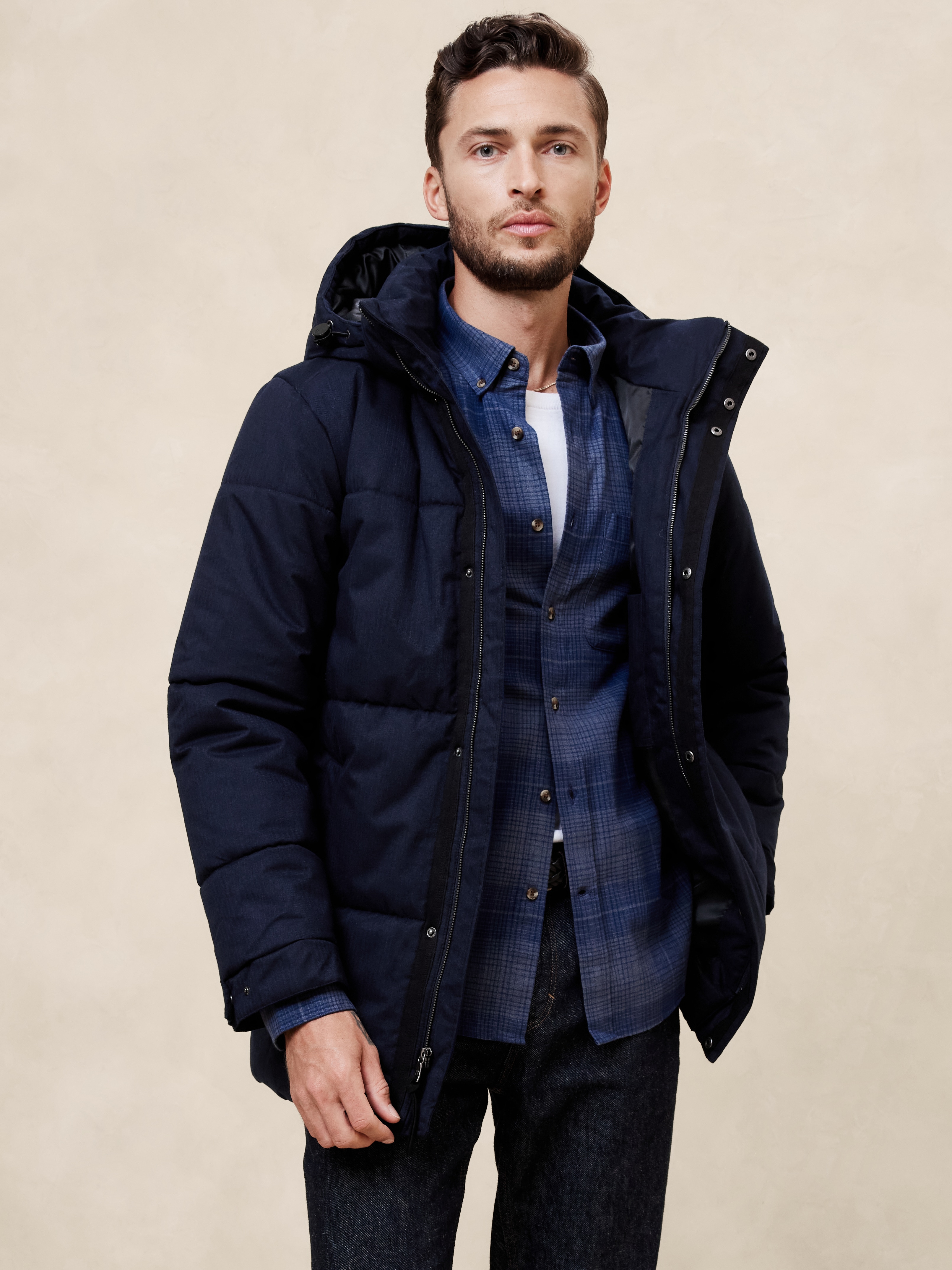 BANANA REPUBLIC ネイビー ダウンジャケット XS cn56659714.png