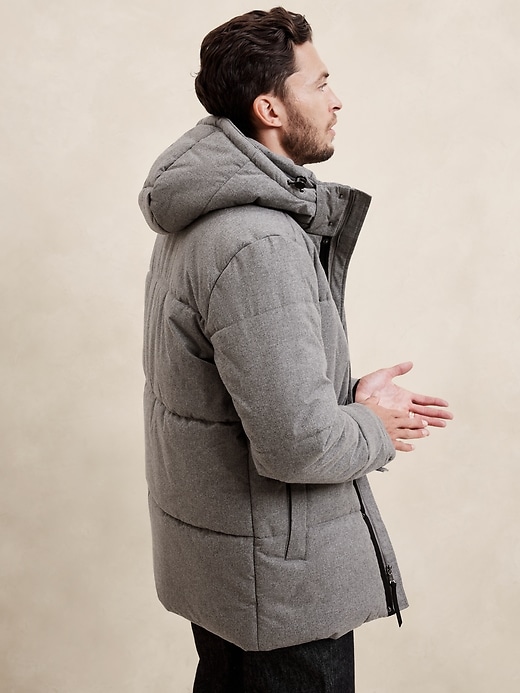 Hooded Puffer Jacket | Banana Republic Factory