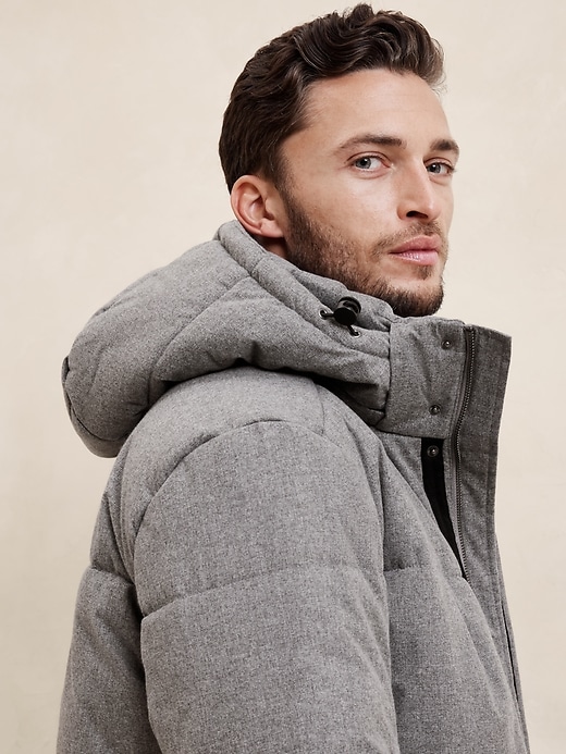 Hooded Puffer Jacket | Banana Republic Factory