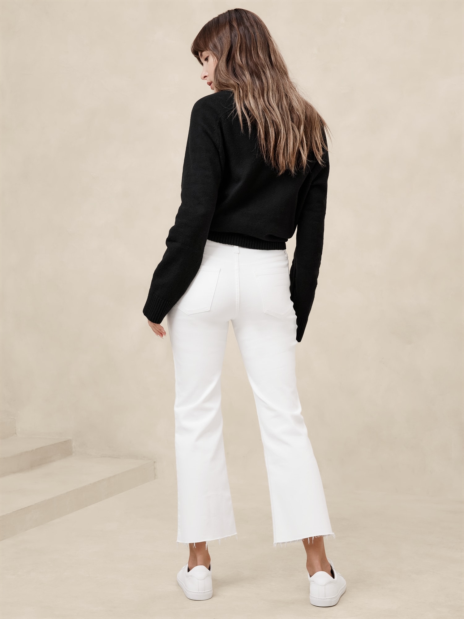 High-Rise Bootcut Cropped Jean