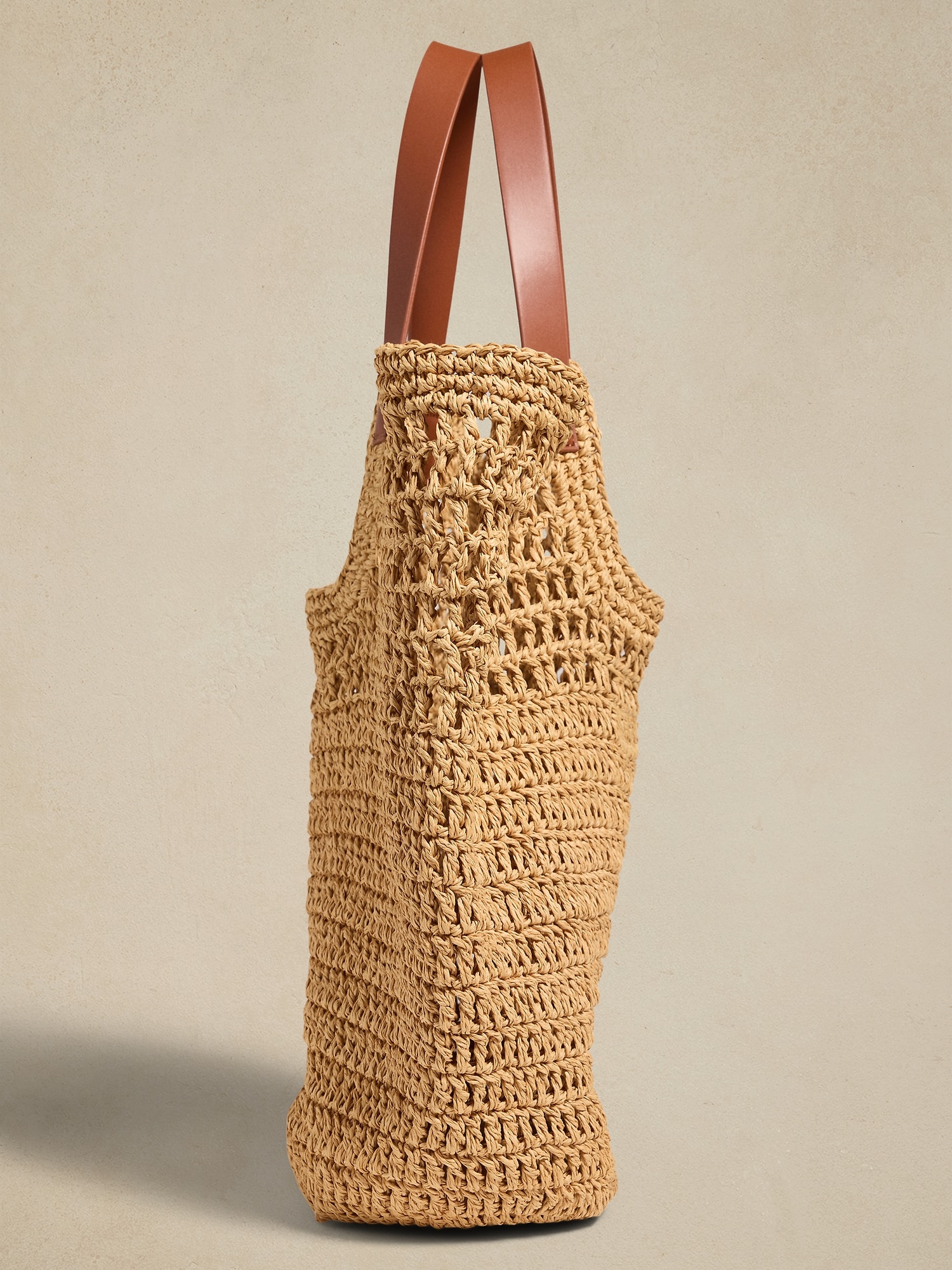 Paper Straw Shopper Tote