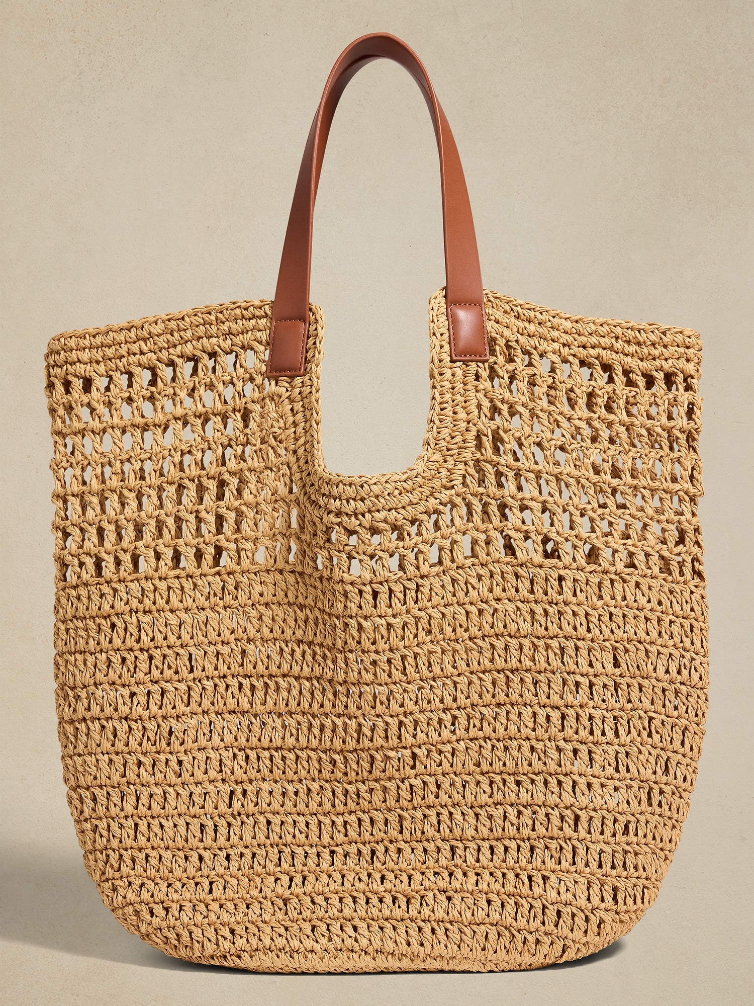 Paper Straw Shopper Tote