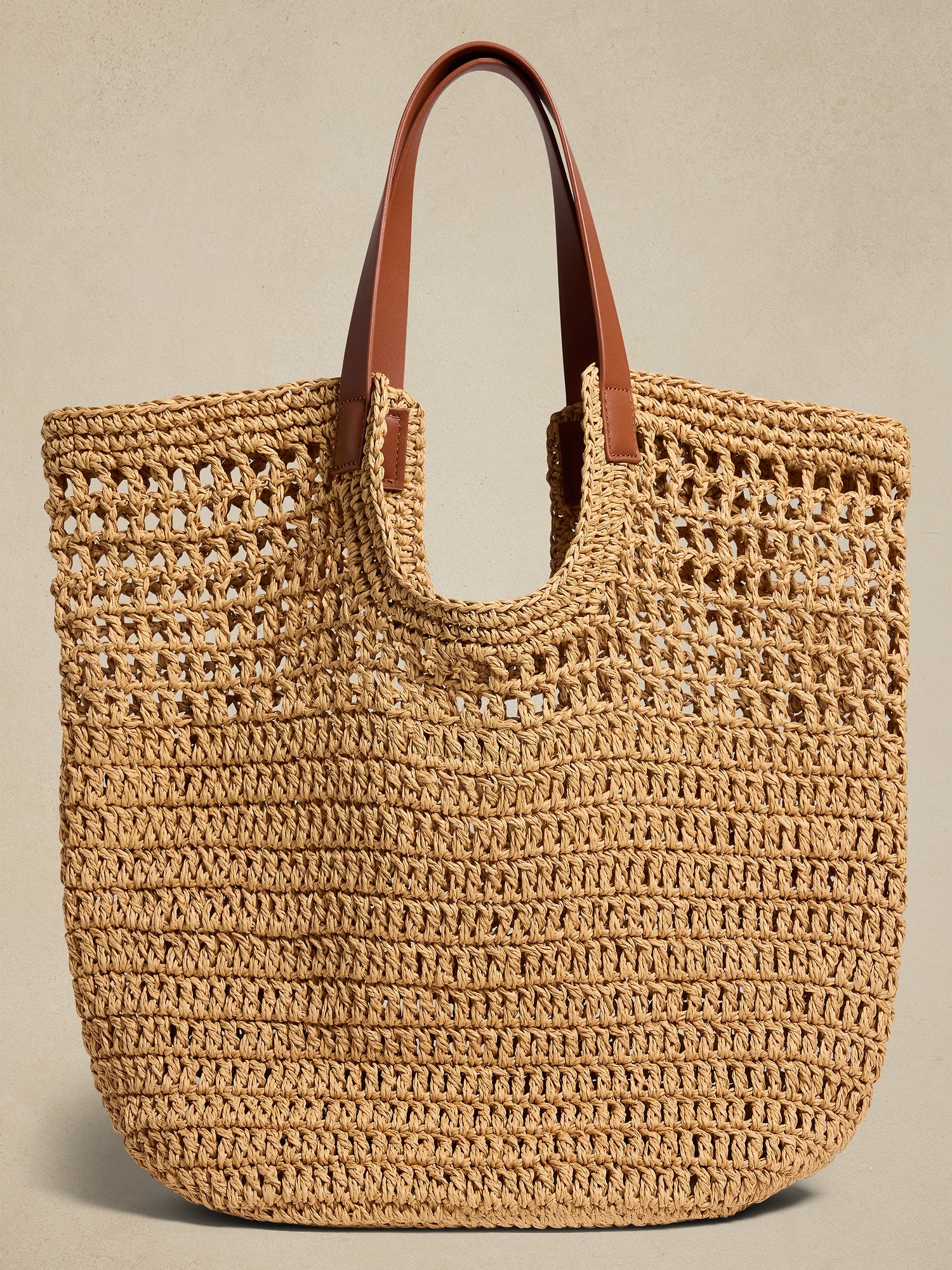 Paper Straw Shopper Tote