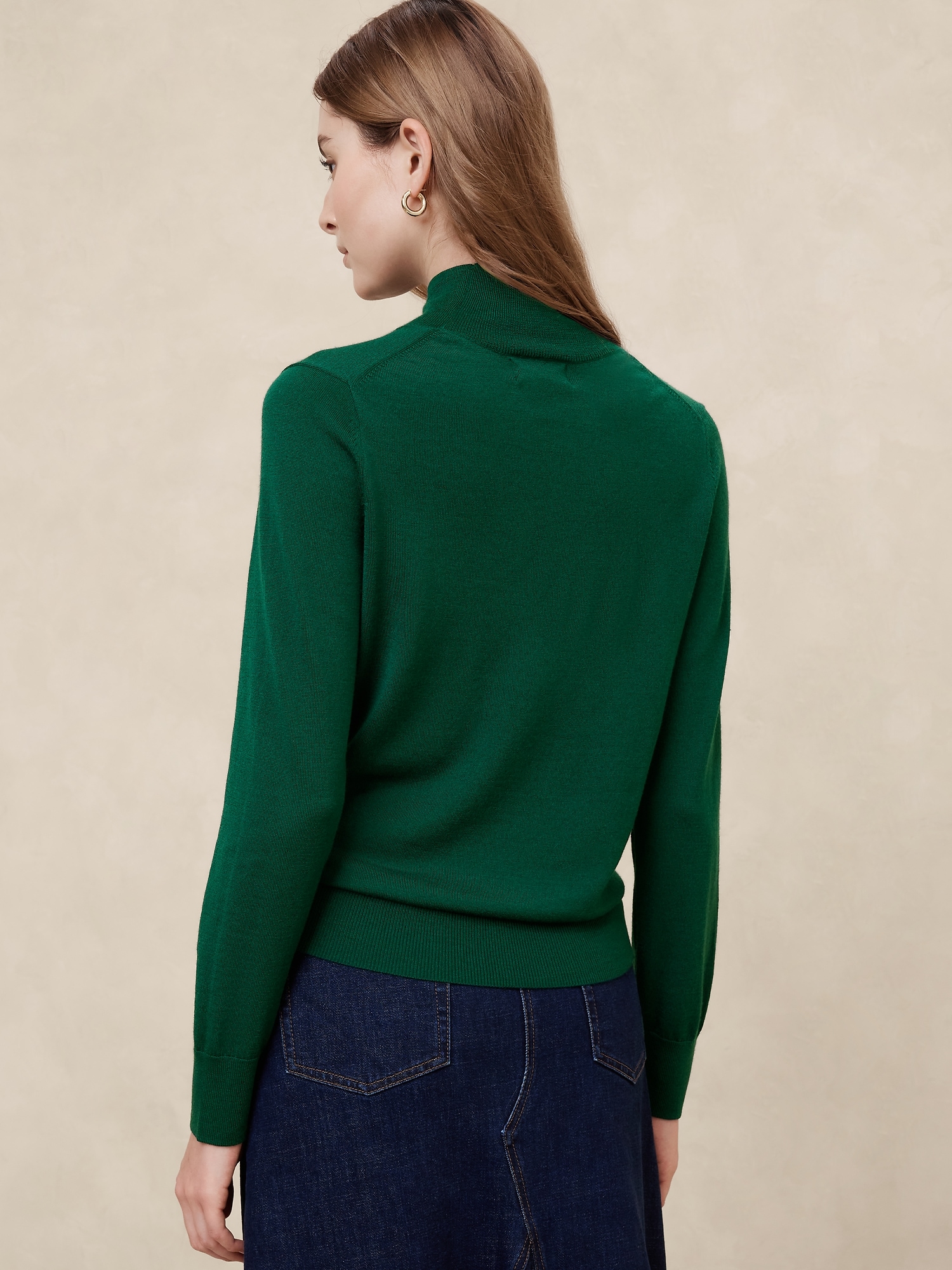 Merino Wool Turtleneck Sweater | Banana Republic Factory