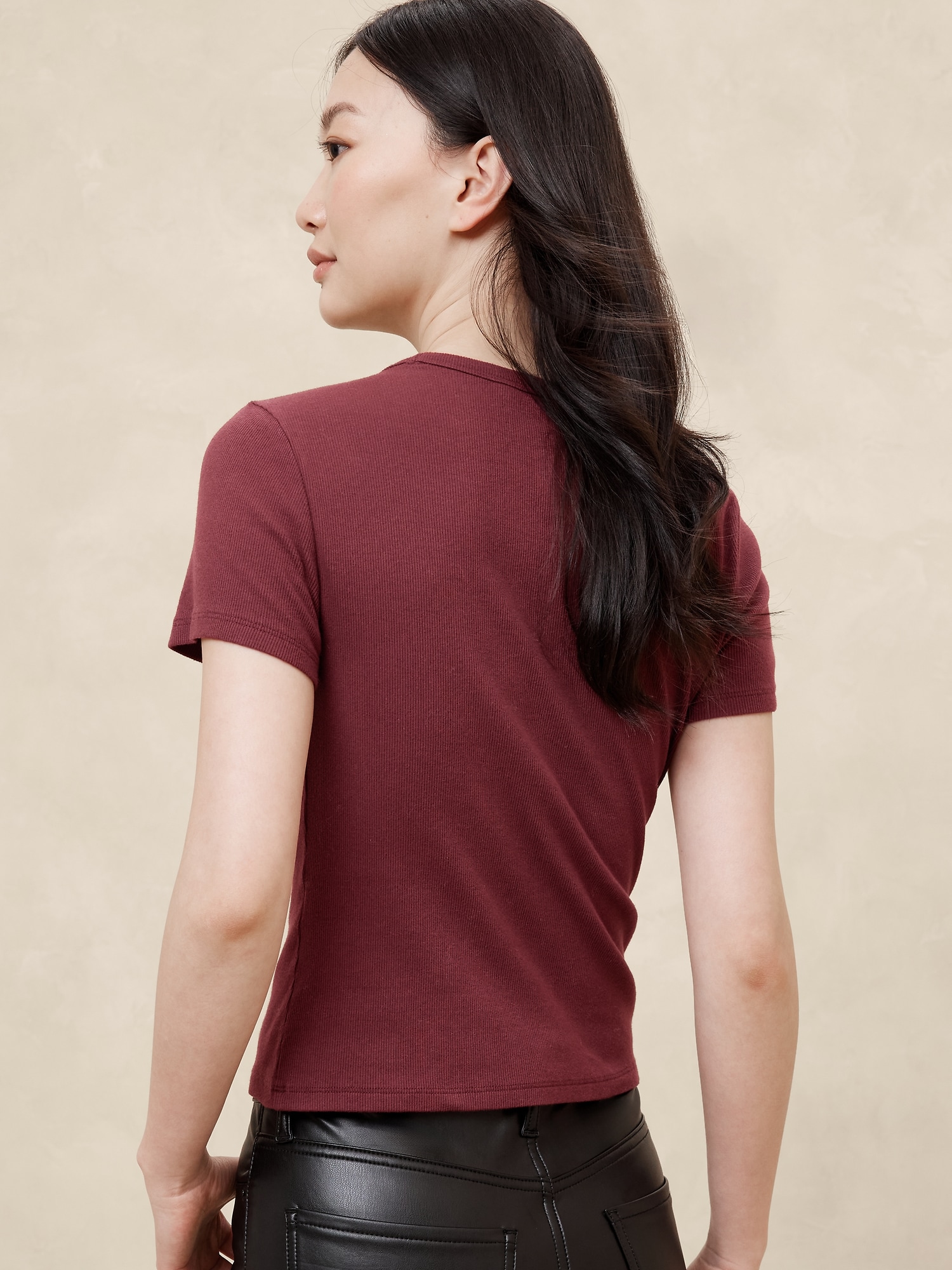 Image number 8 showing, Ribbed T-Shirt