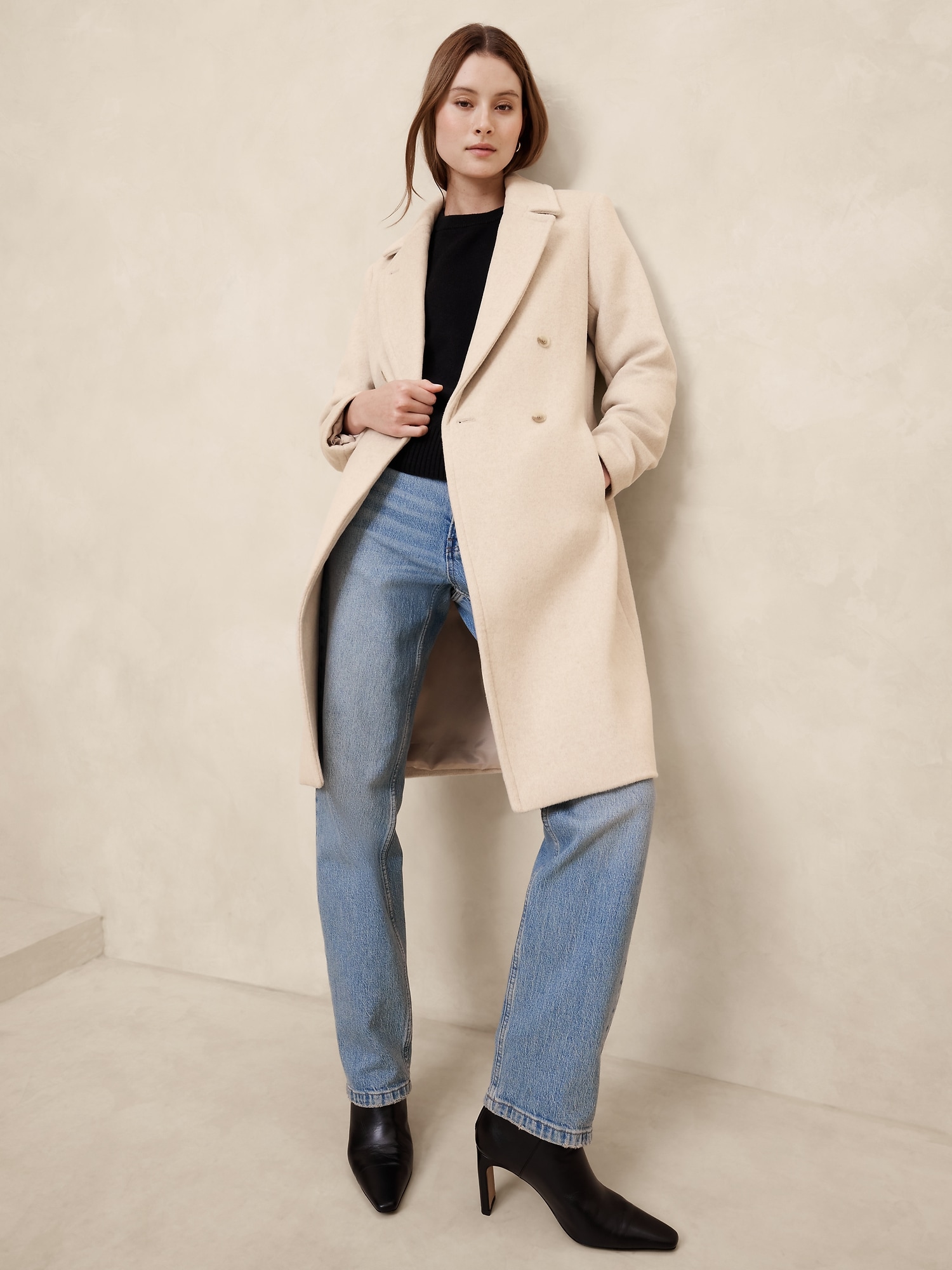 Wool-Blend Timeless Topcoat