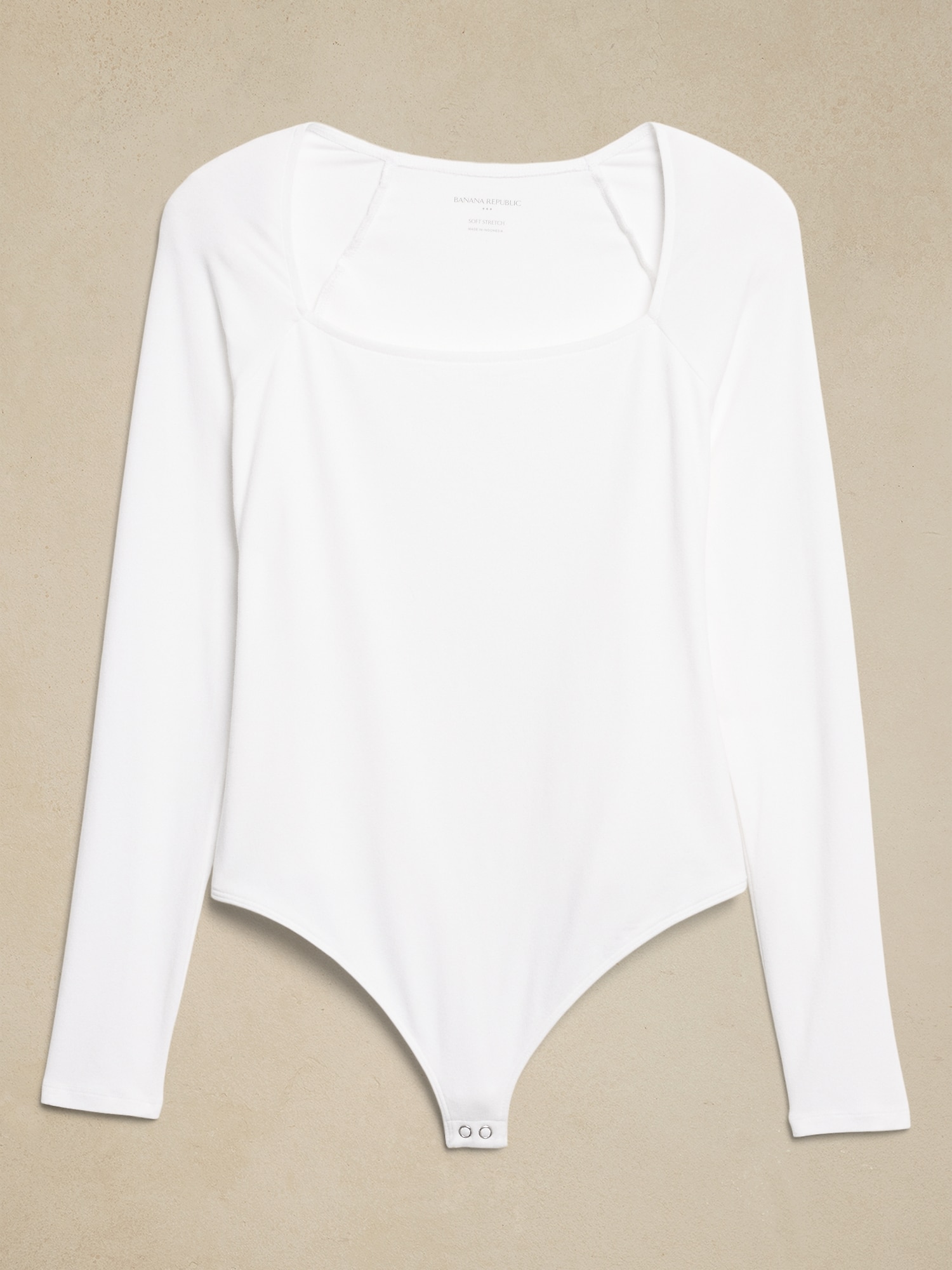 Soft Stretch Square-Neck Bodysuit