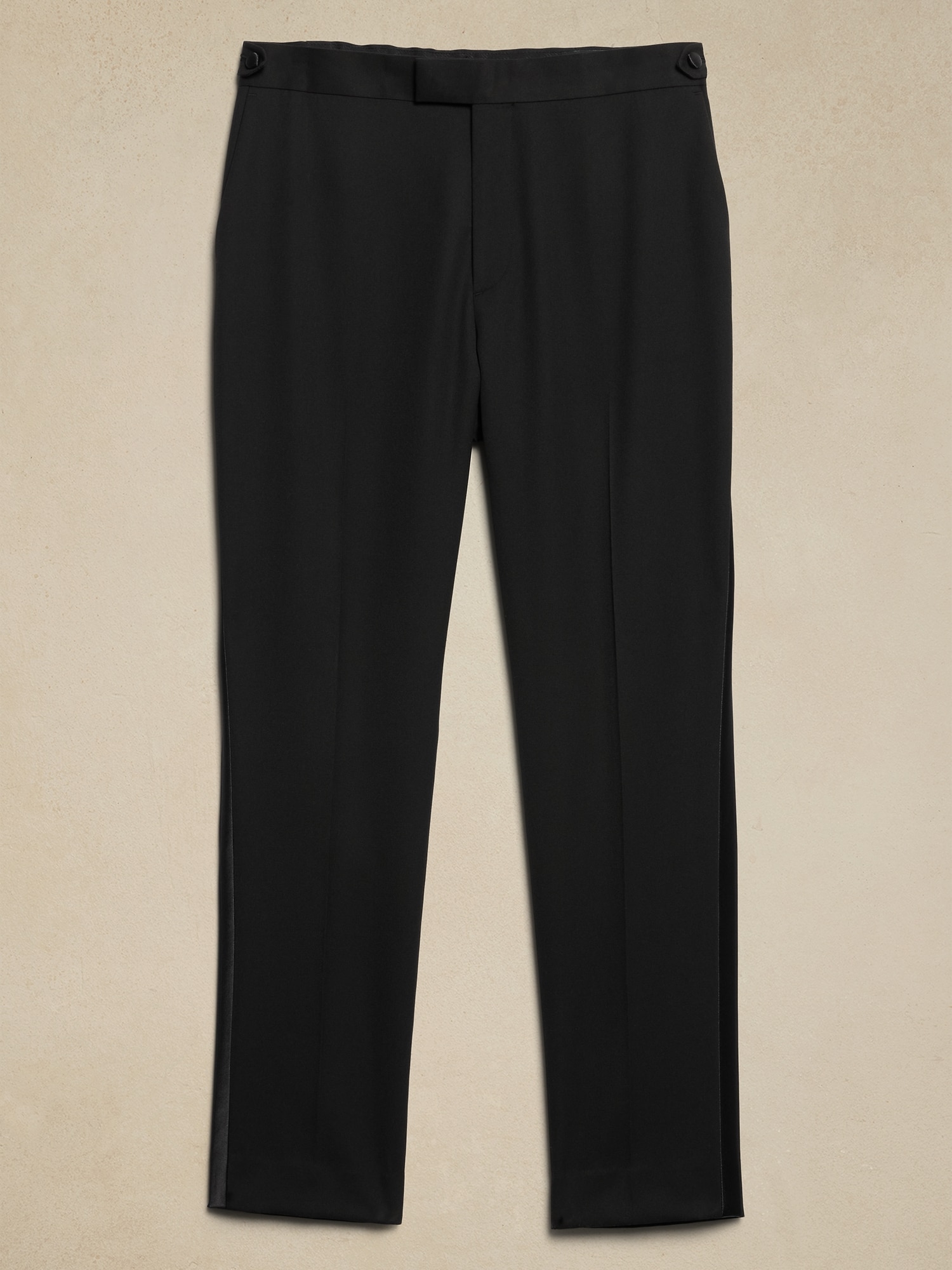 Tailored-Fit Luxe Tuxedo Suit Trouser