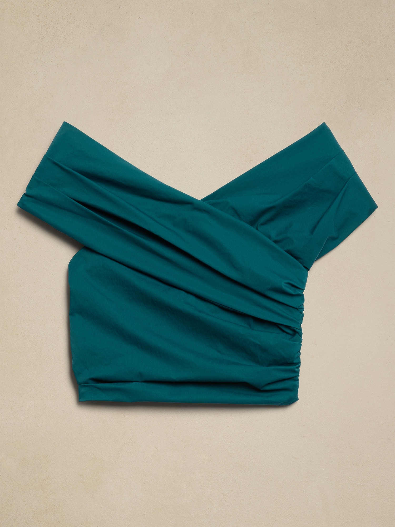 Taffeta Cropped Top