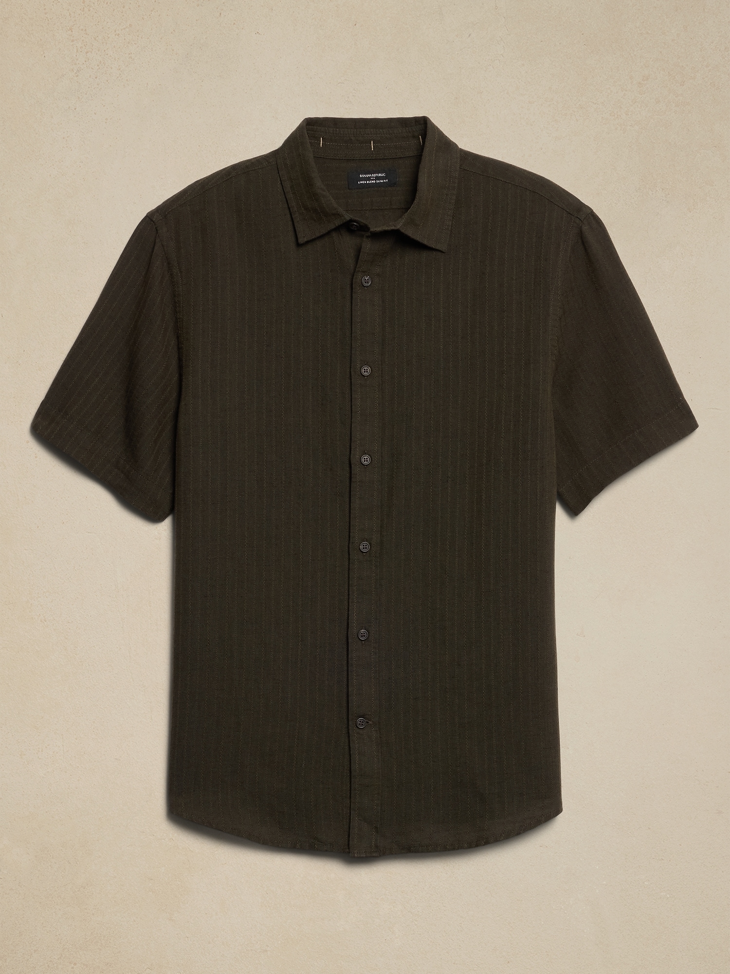 Slim Linen-Blend Shirt