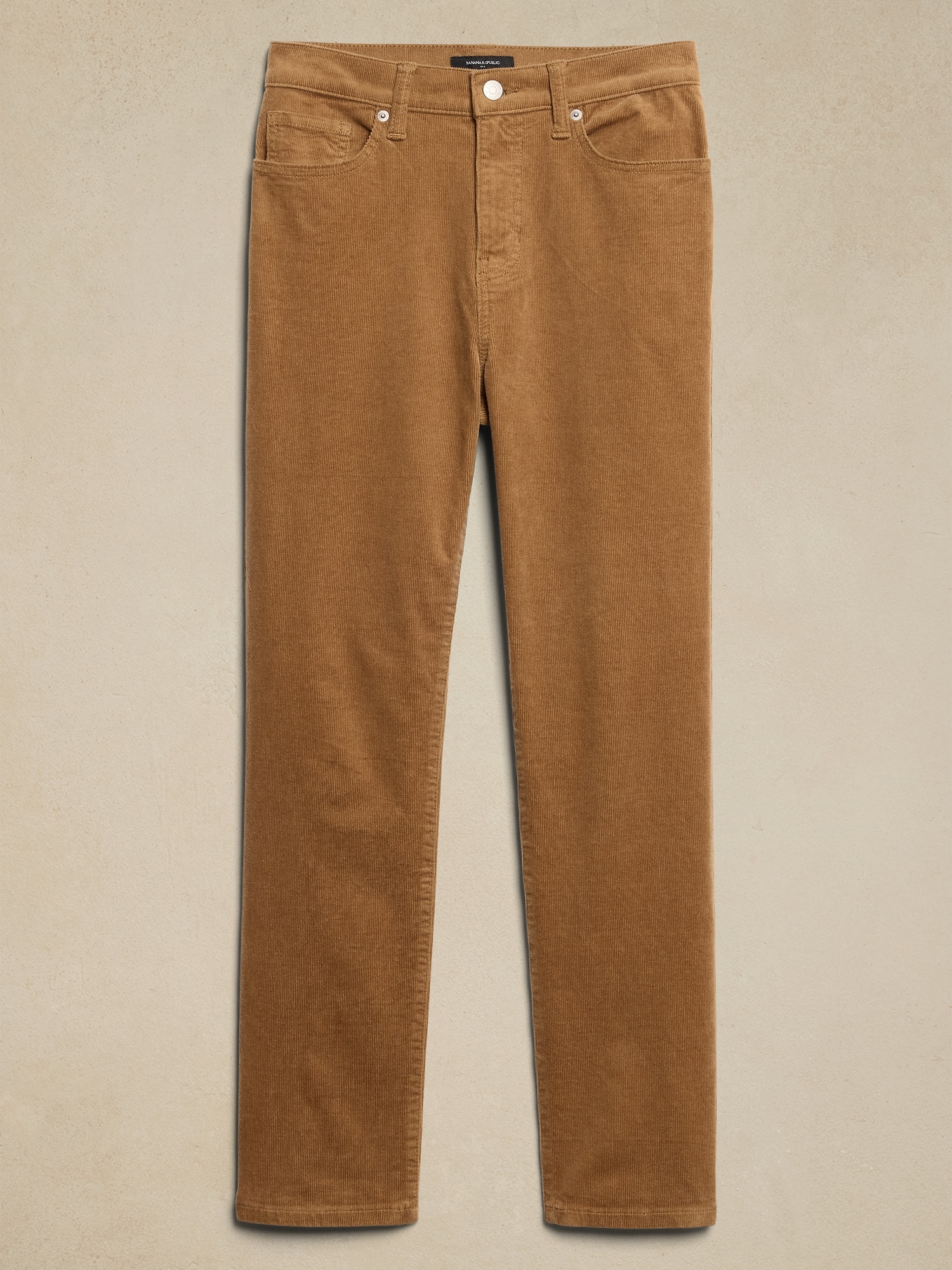 High-Rise Slim Corduroy Pant