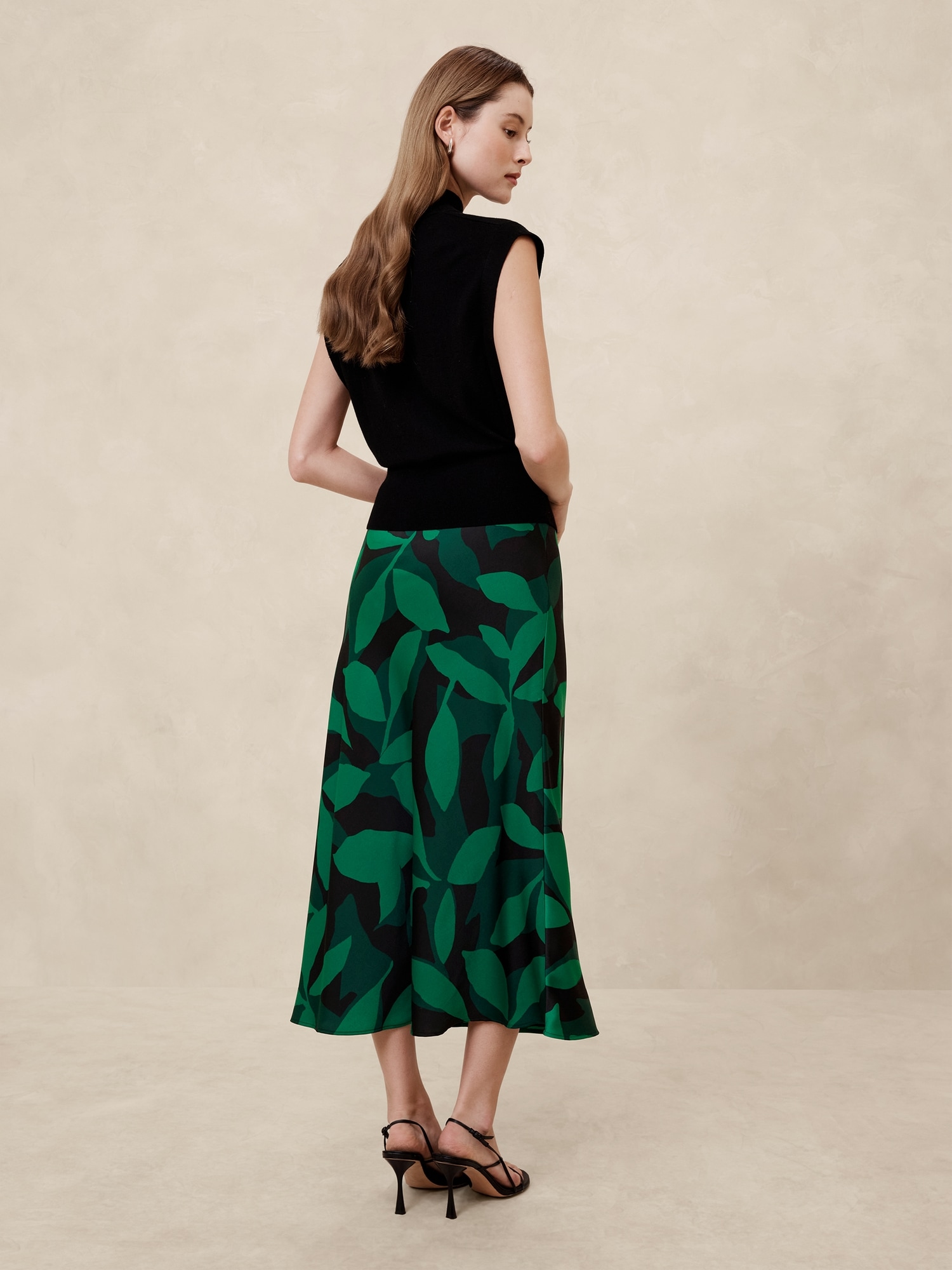 Midi Slip Skirt