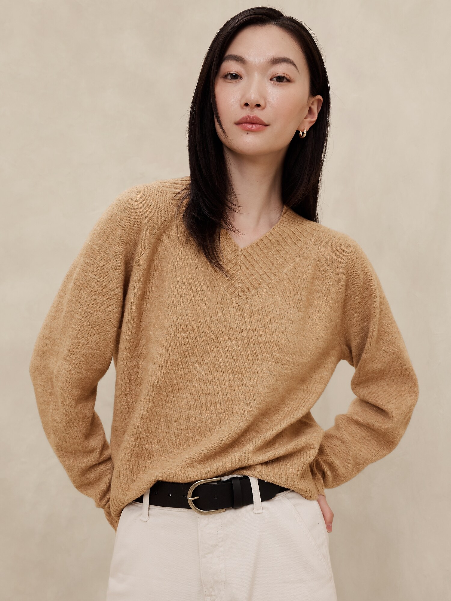 Cozy Vee-Neck Sweater