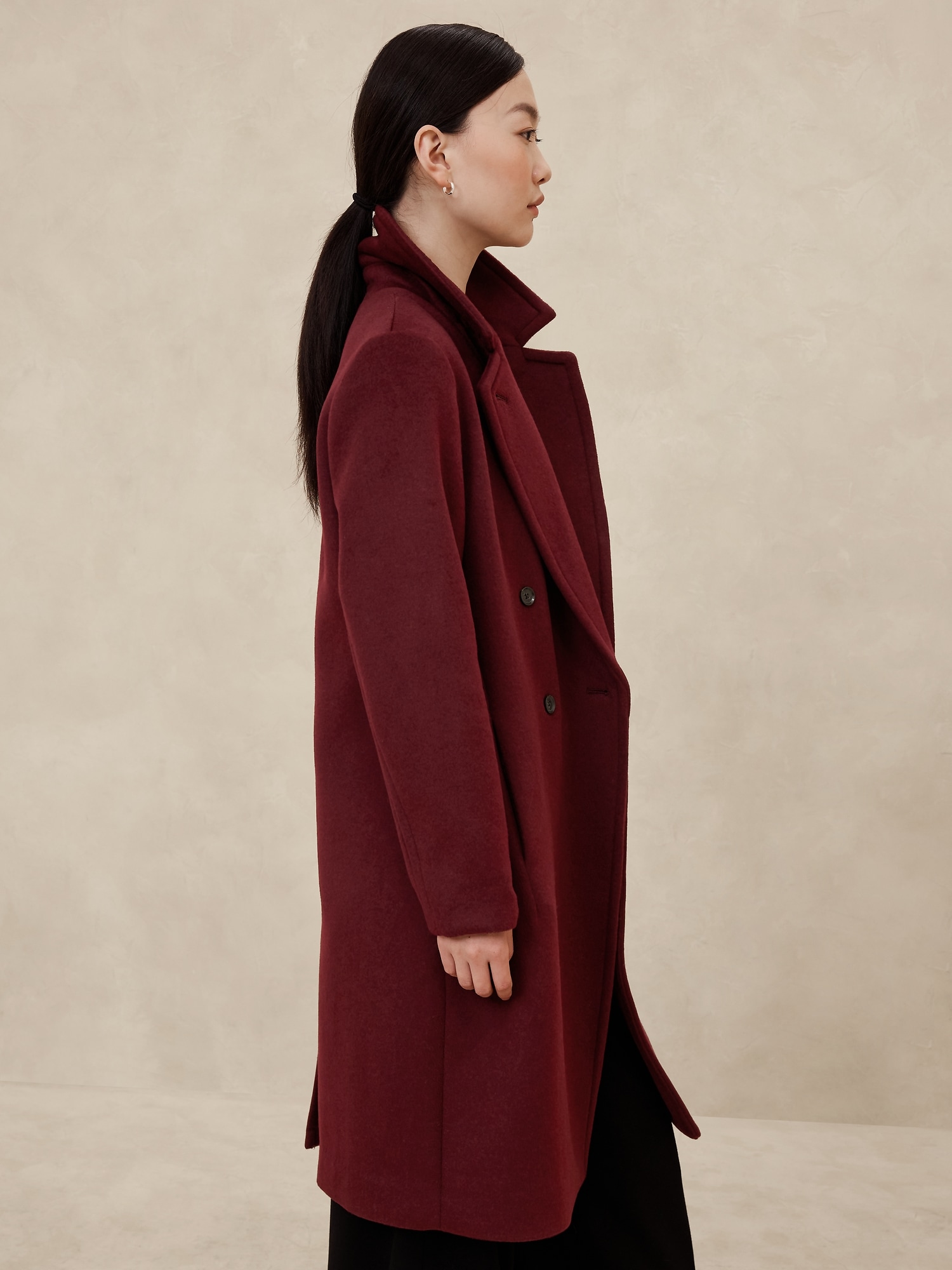 Wool-Blend Timeless Topcoat