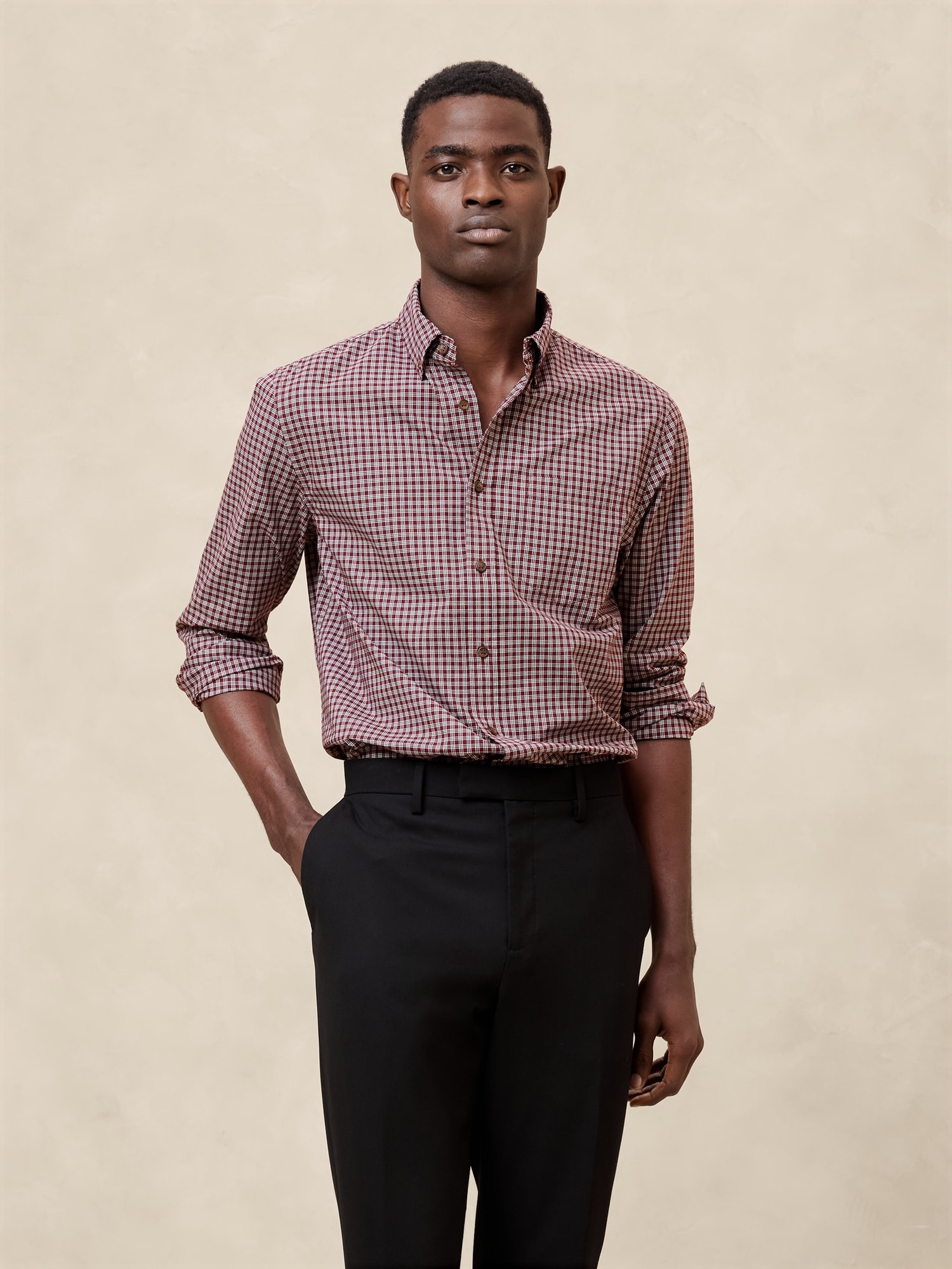 Slim Softwash Cotton Shirt