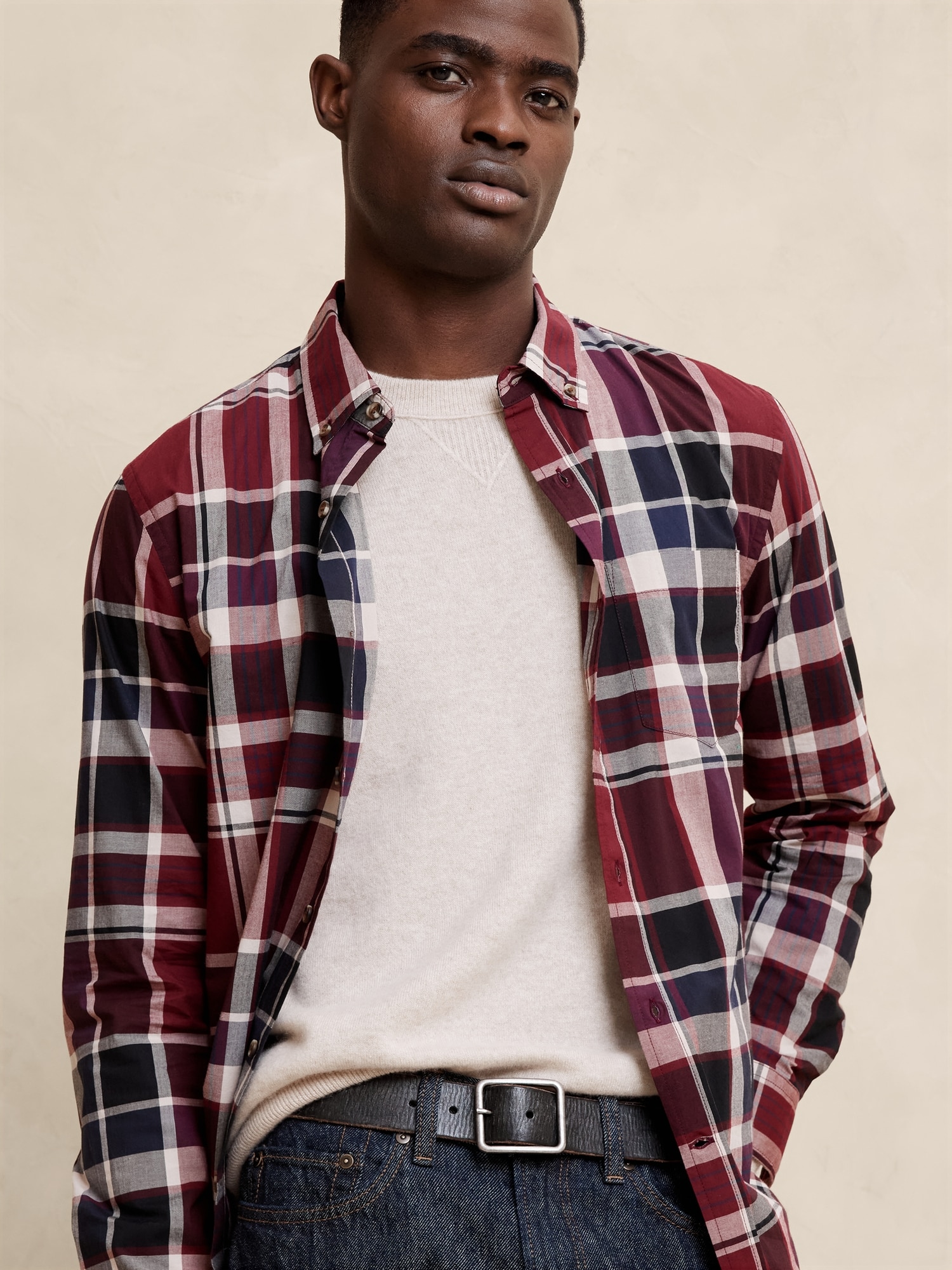 Slim Softwash Cotton Shirt