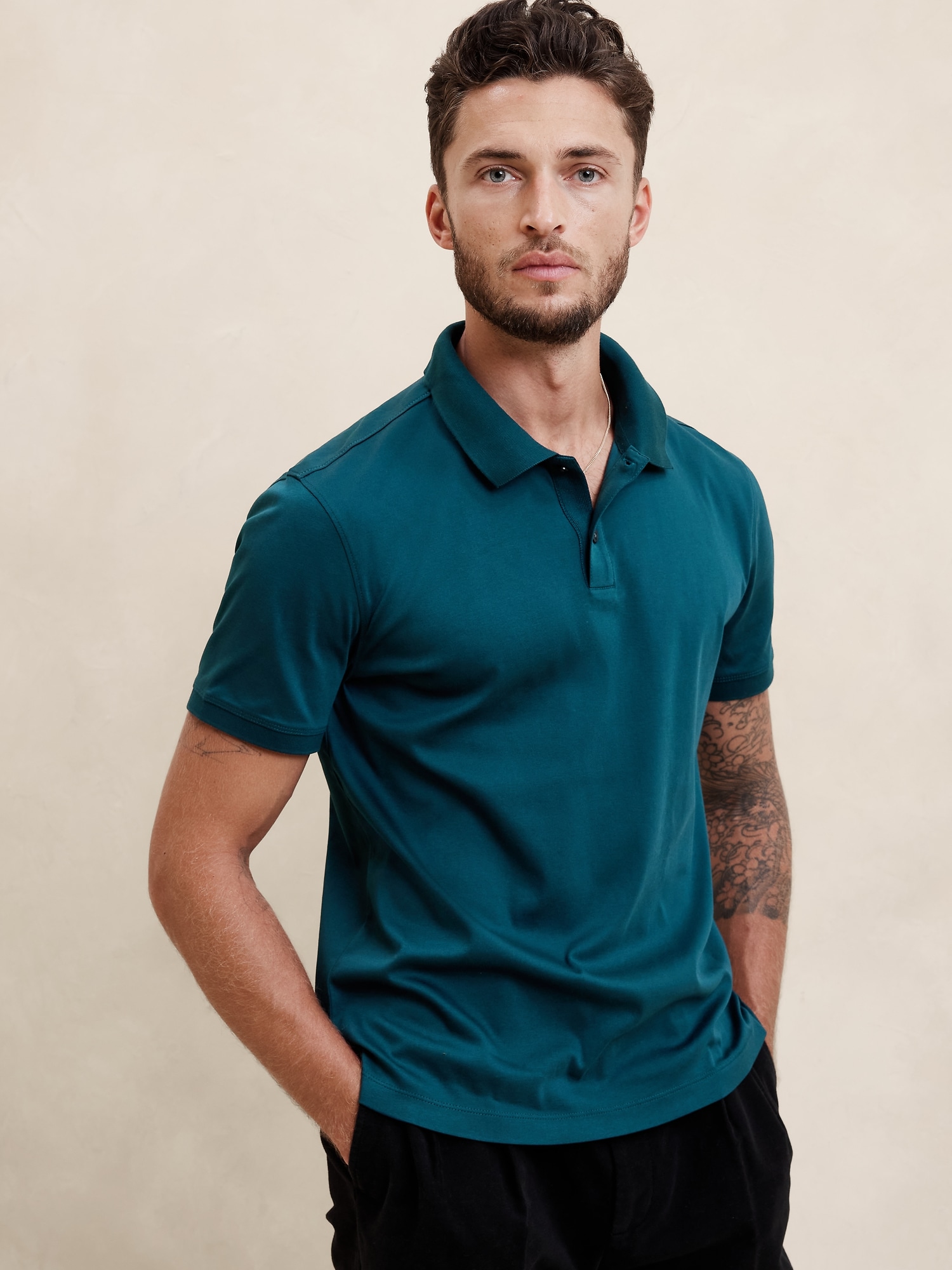 Slim Luxe Touch Polo