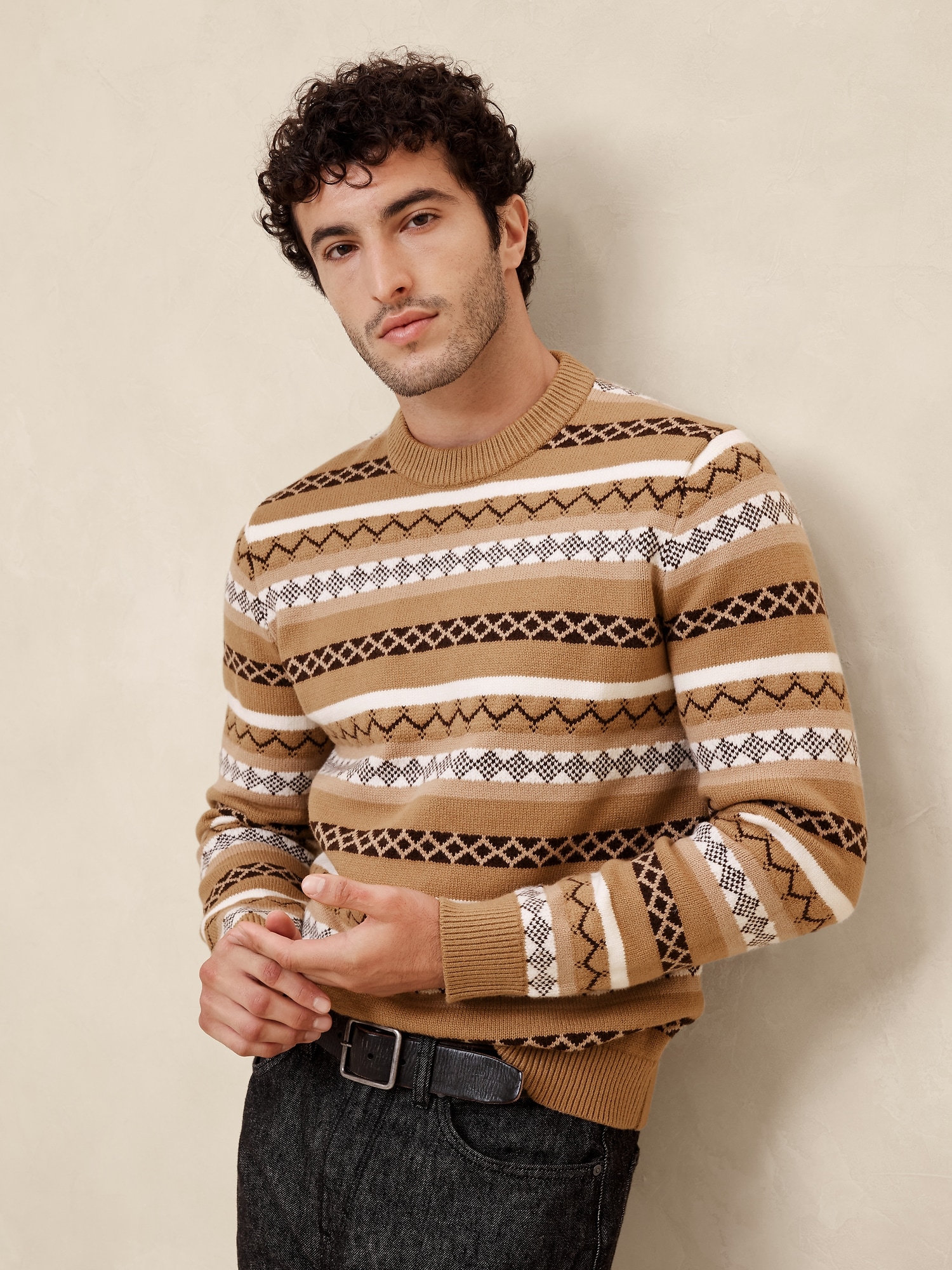 Banana republic fair isle sweater hotsell