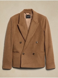 Brushed Blazer Coat