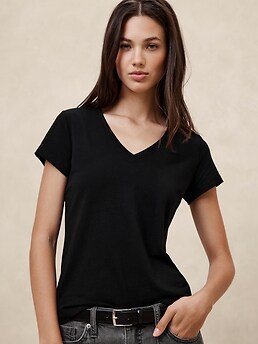 Timeless V-Neck T-Shirt | Banana Republic Factory