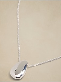 Large Bean Pendant Necklace