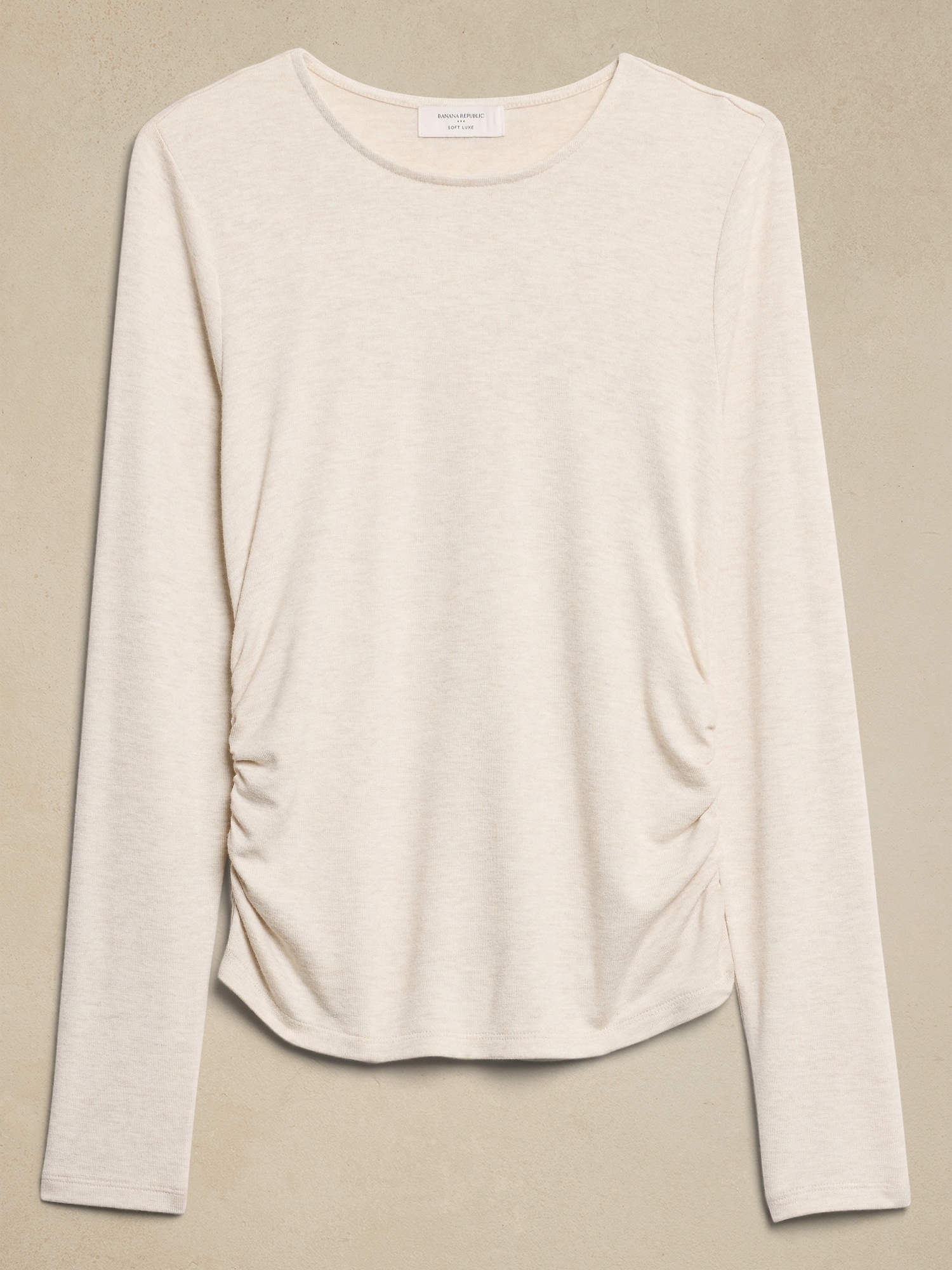 Soft Luxe Shirred-Waist Top