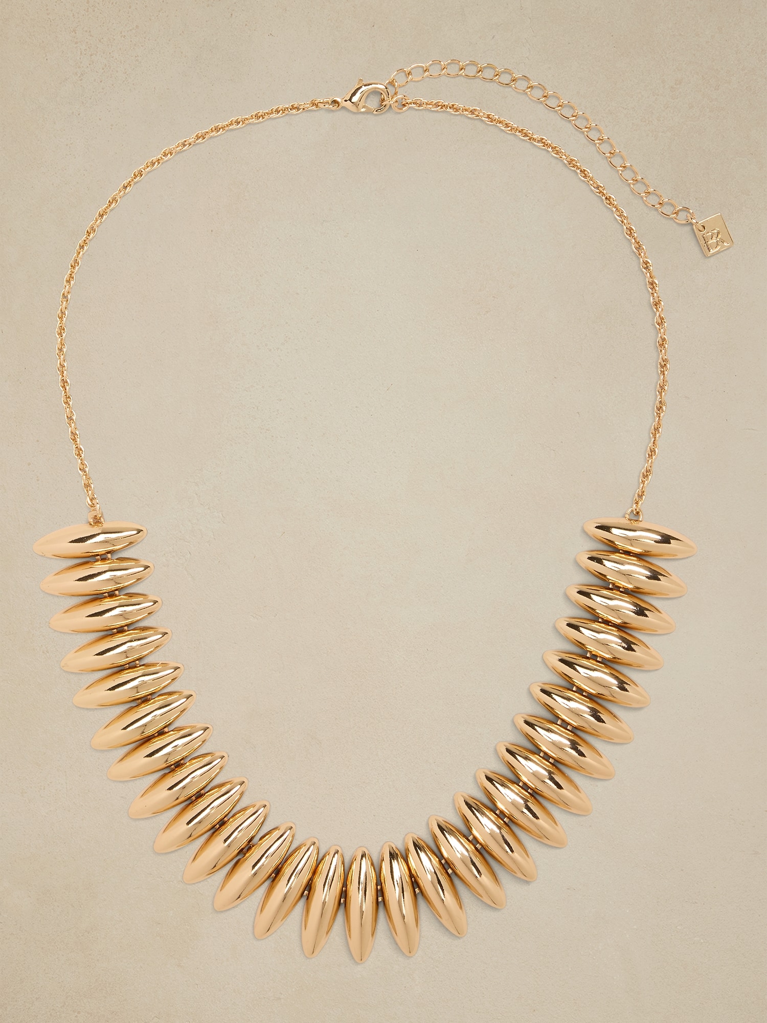 Oval Collar Statement Necklace