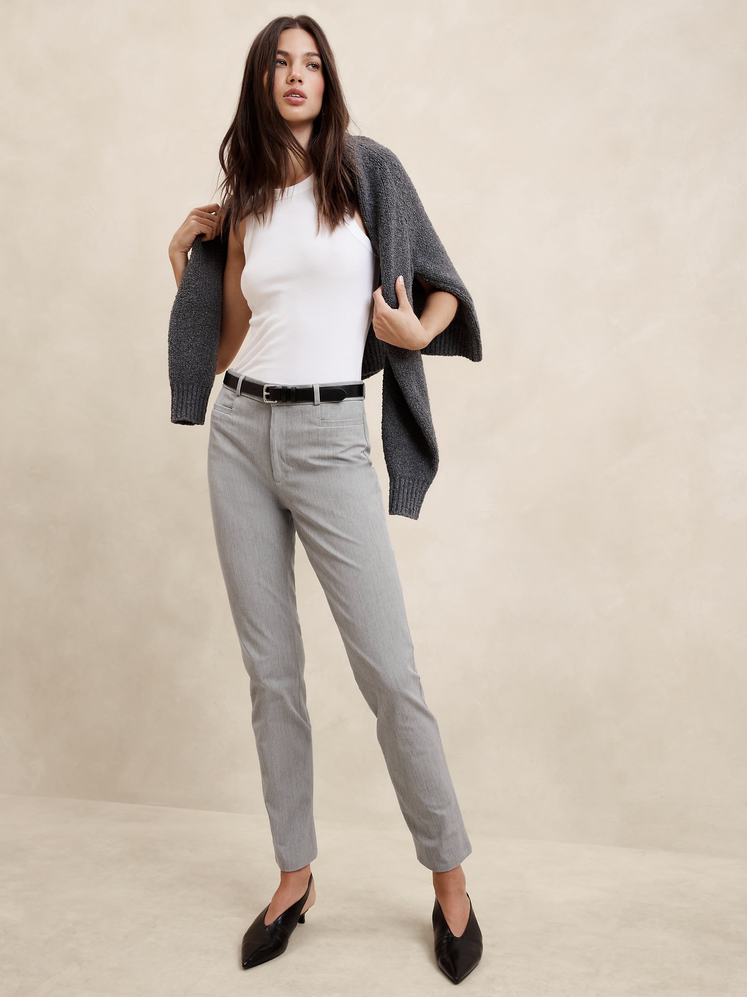 High-Rise Sloan Full-Length Pant