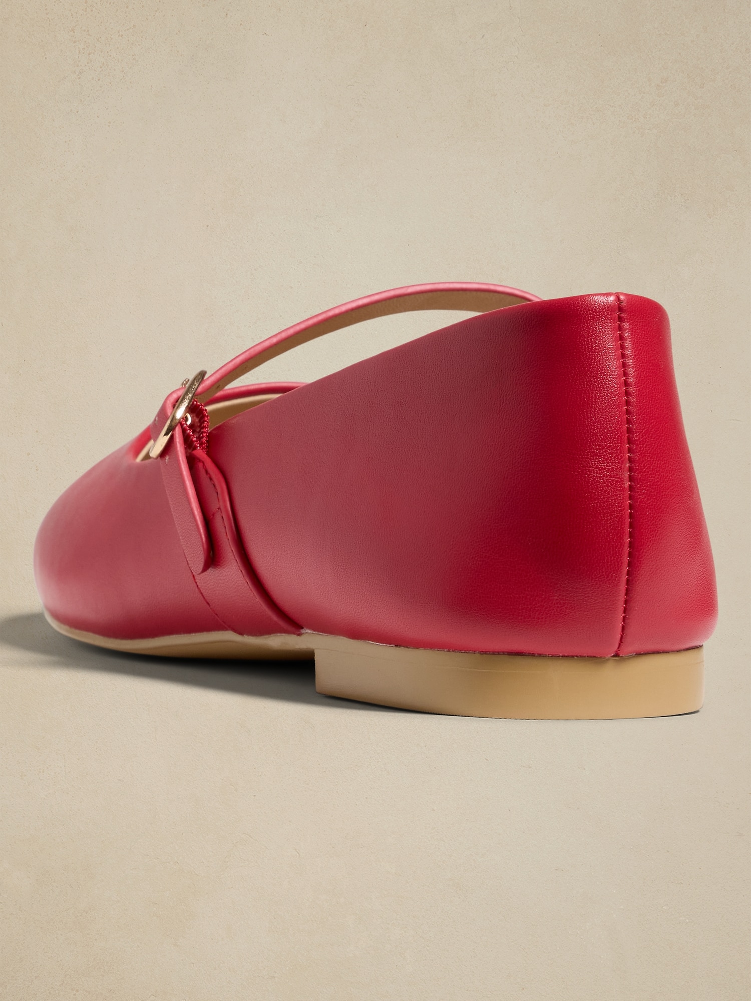 Vegan Leather Maryjane Ballet Flat