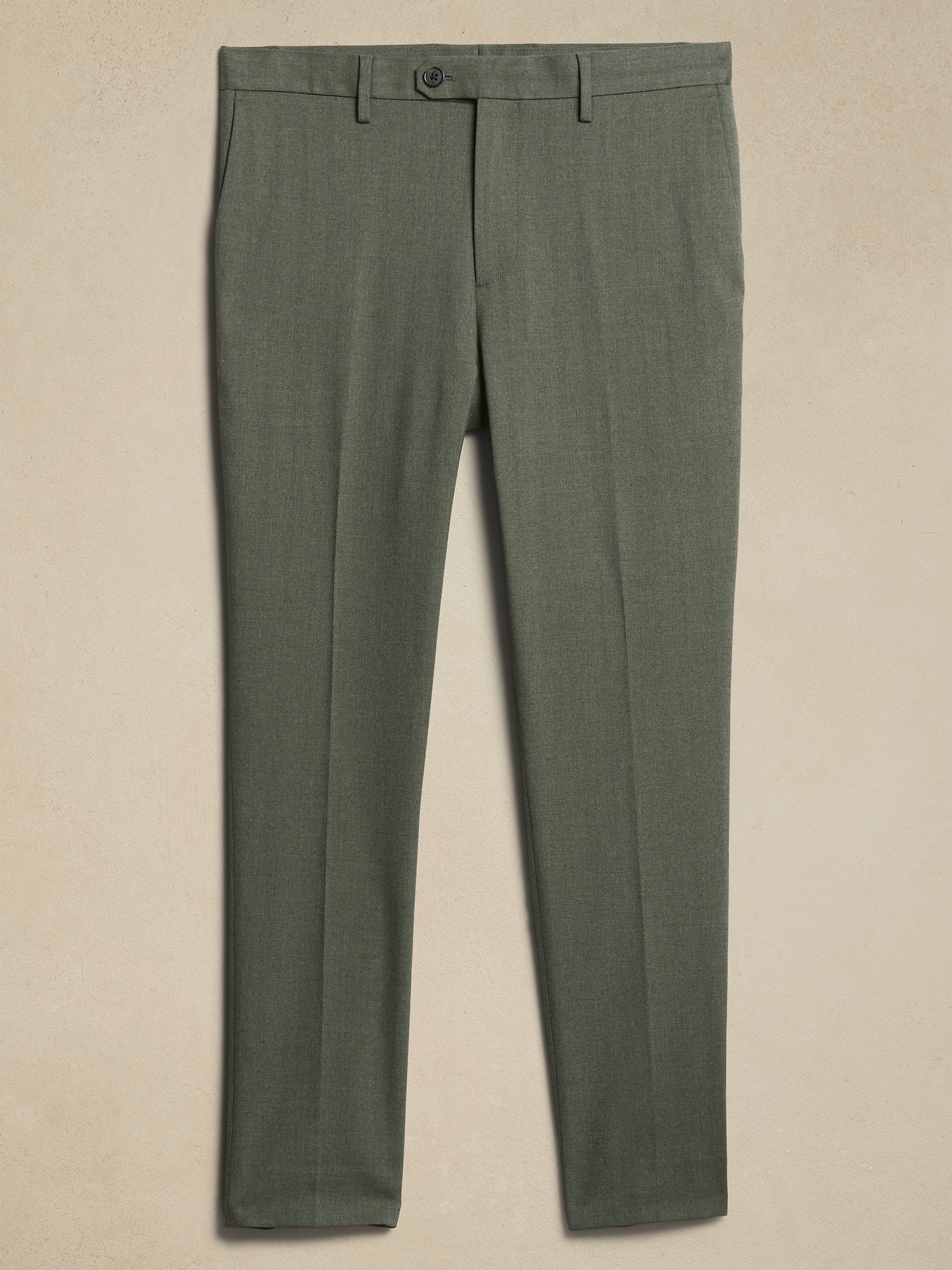 Tailored-Fit Herringbone Dobby Suit Trouser