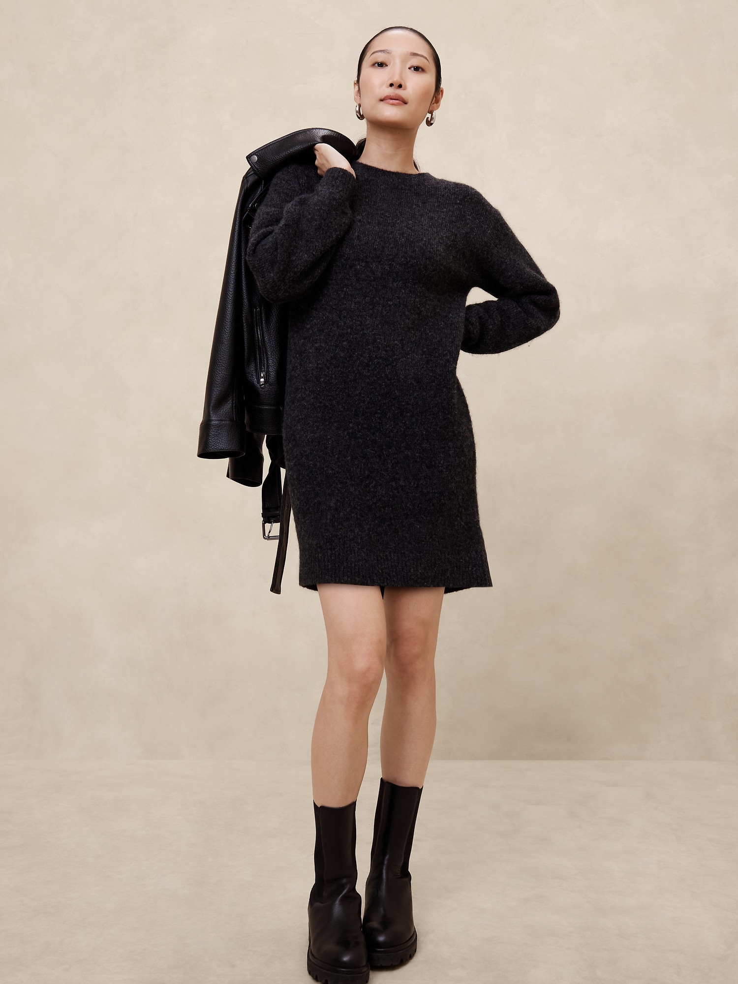 Cozy Mini Sweater Dress