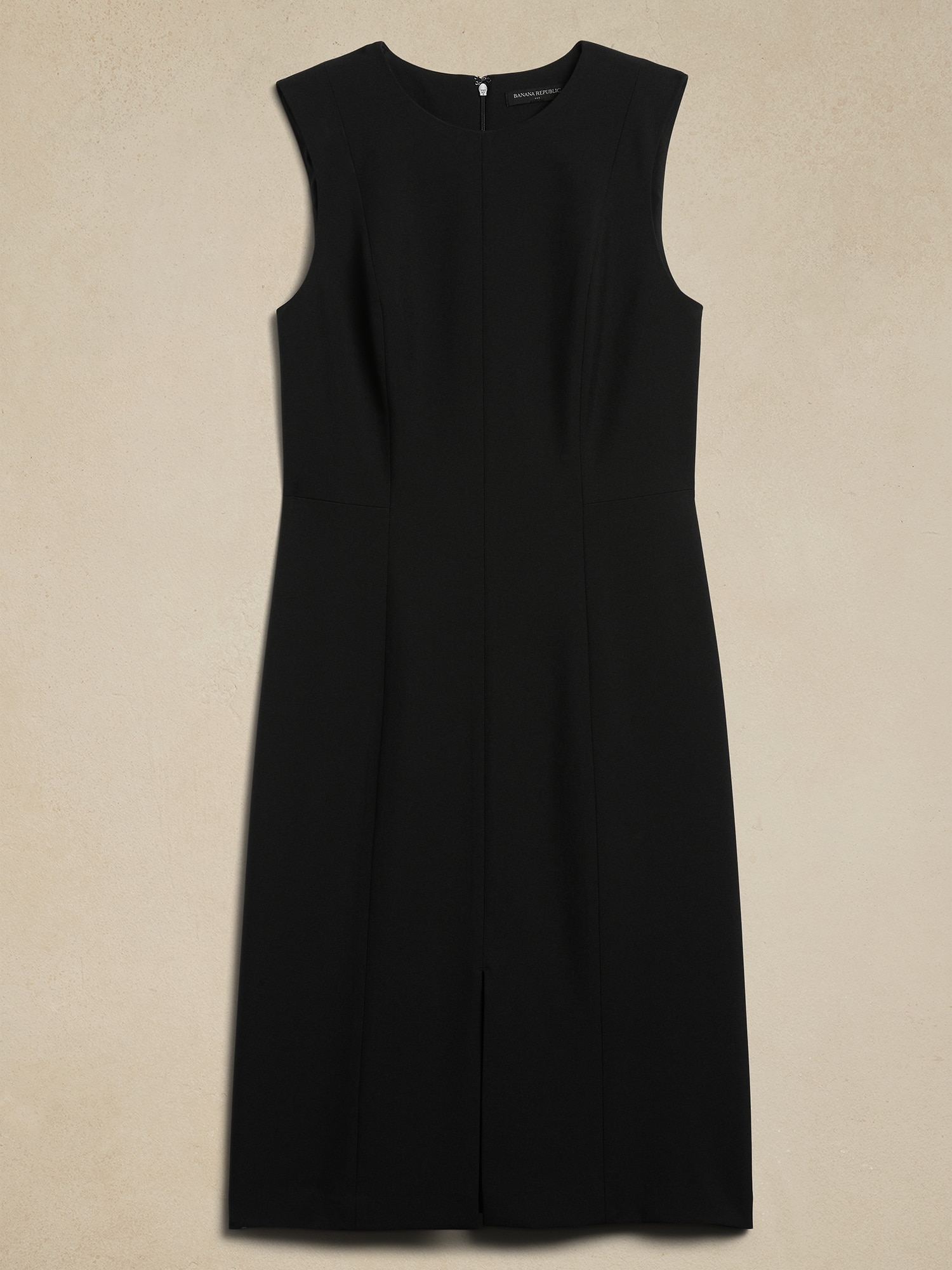 Banana republic black sleeveless dress hotsell