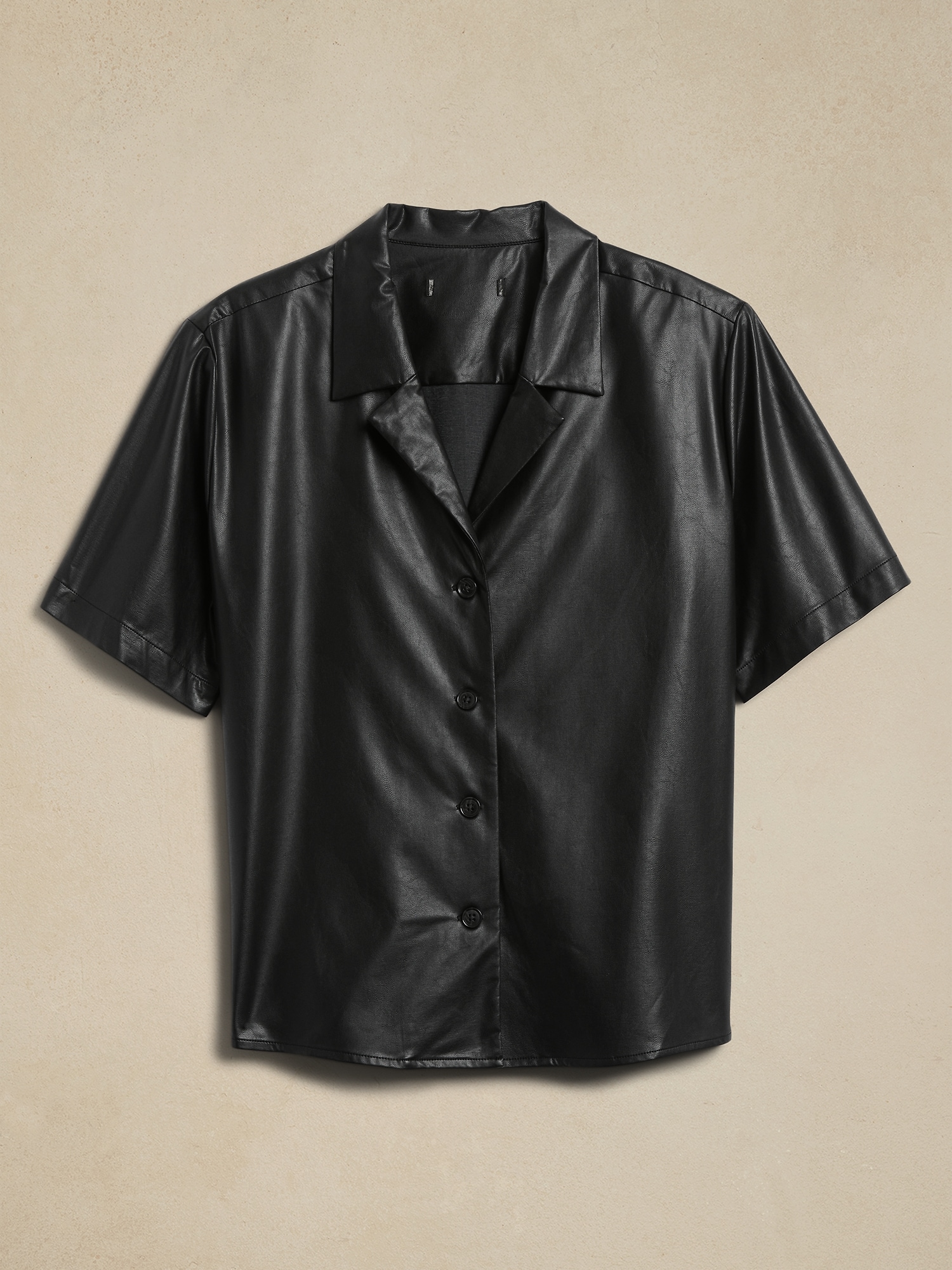 Vegan Leather Shirt