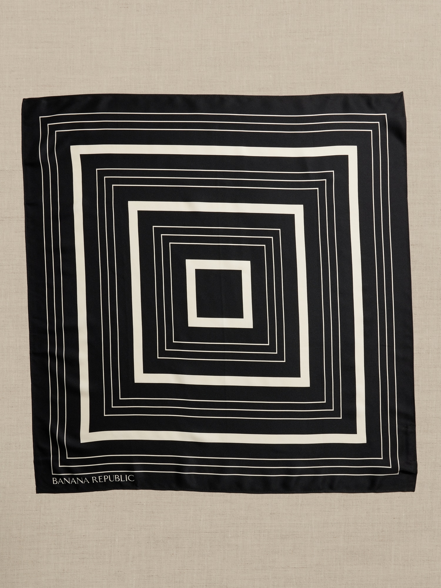 Satin Scarf - Black