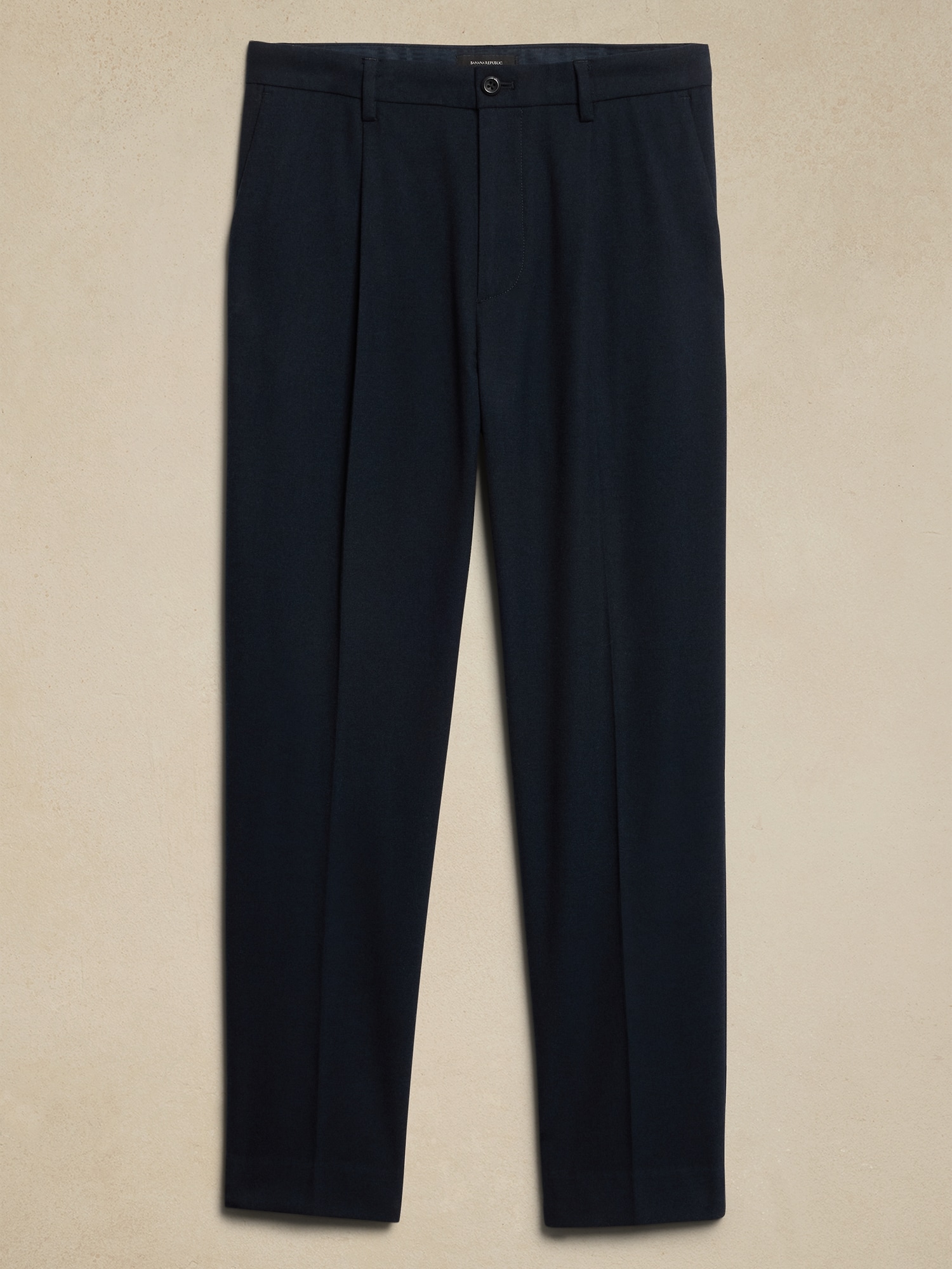 Relaxed Brushed Pleated Pant