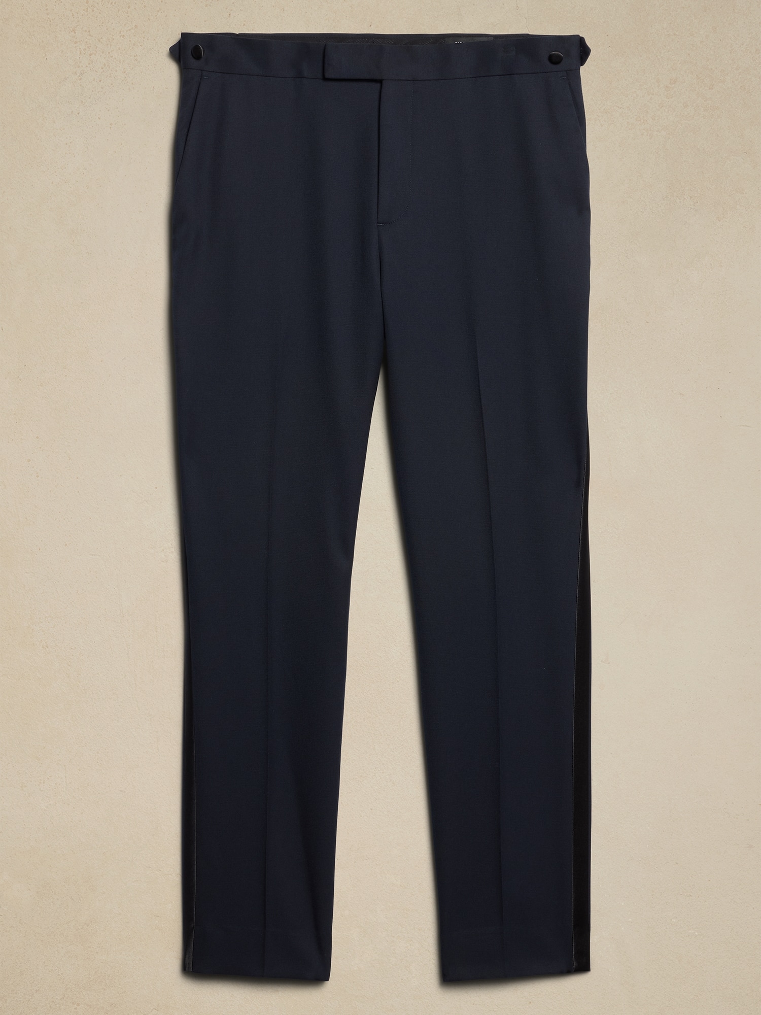 Tailored-Fit Luxe Tuxedo Suit Trouser