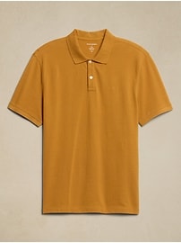 Cotton Monogram Pique Polo | Banana Republic Factory